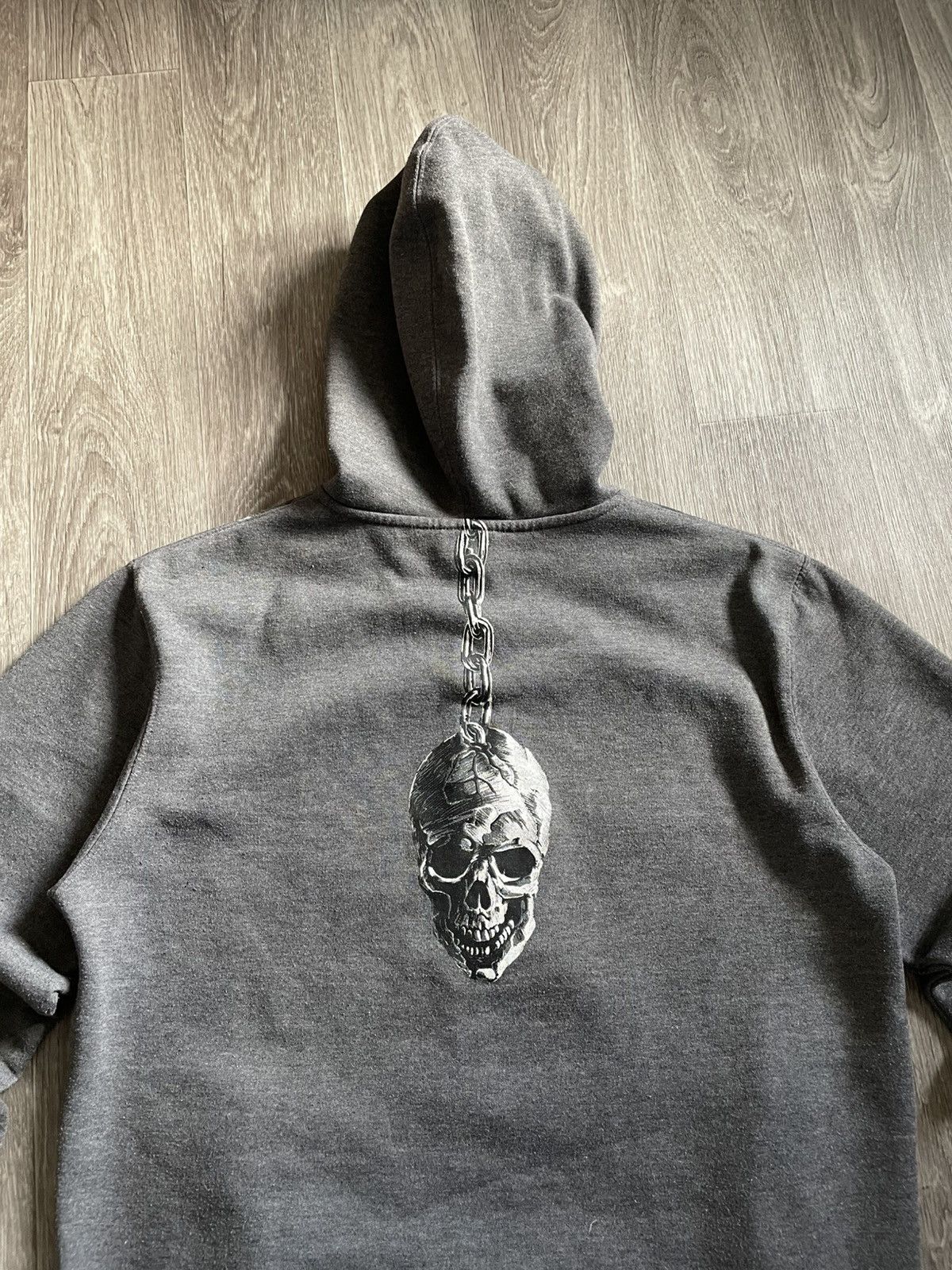 No Fear Vintage No Fear Skulls Graphic Print Zip Up Hoodie Y2K Rap Size US M / EU 48-50 / 2 - 16 Thumbnail