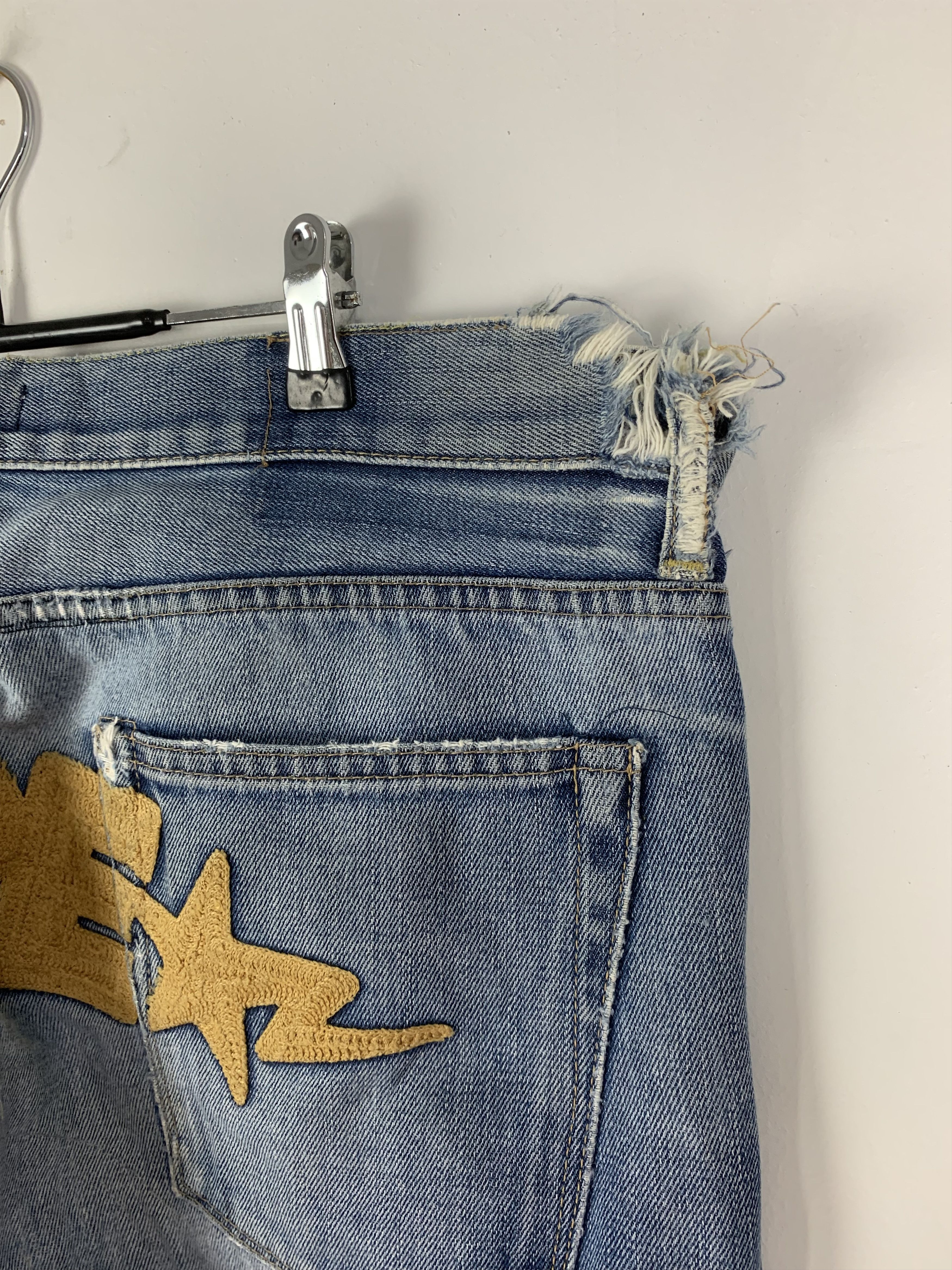 Bape OG A Bathing Ape Distressed Bape Jeans Bapesta Denim Size US 38 / EU 54 - 6 Thumbnail