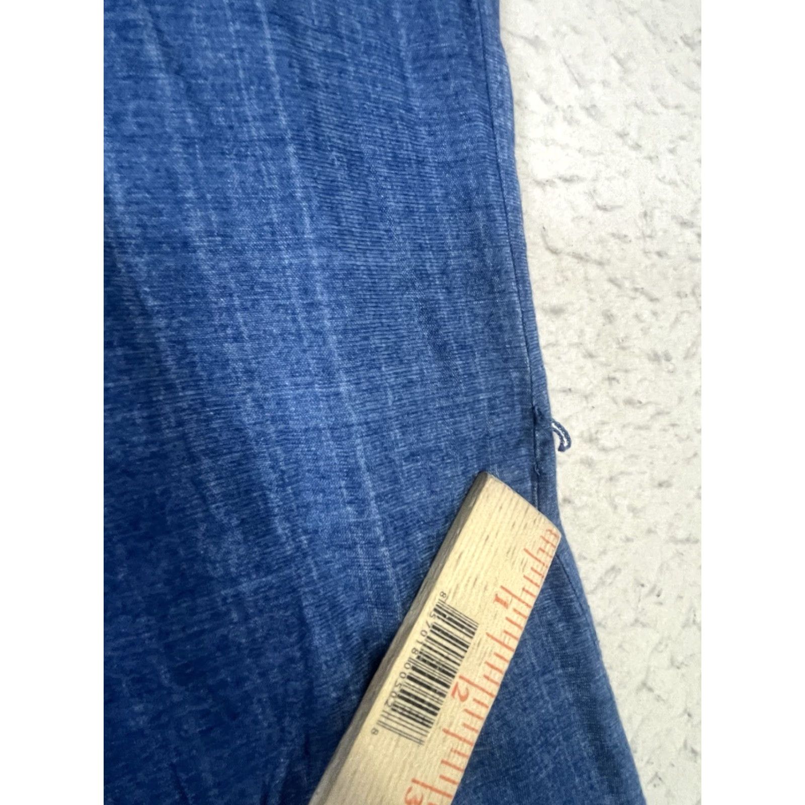 Anthropologie Cloth & Stone By Anthropologie Dress Womens Size Medium Blue 100% Cotton Casual Sleeveless Chambray Lyocell Collared Pullover Short Dress Size M / US 6-8 / IT 42-44 - 5 Thumbnail