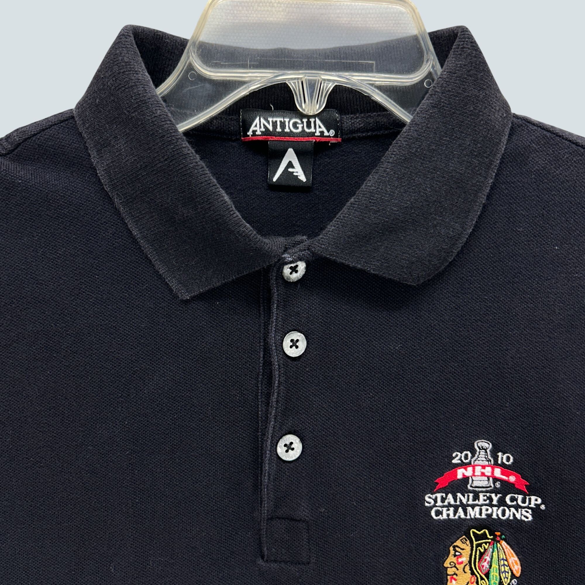 Antigua Antigua 2010 Nhl Stanley Cup Champions Chicago Blackhawks Po Size US S / EU 44-46 / 1 - 7 Thumbnail