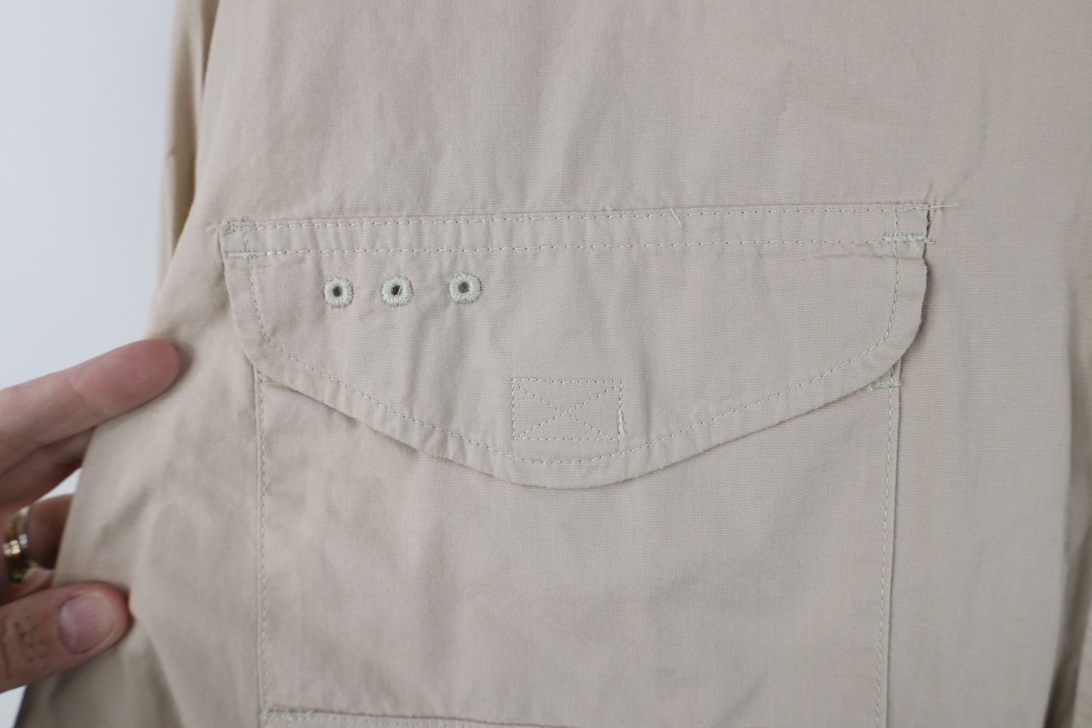 Columbia Columbia PFG Fishing Collared Button Down Shirt Beige Size US XL / EU 56 / 4 - 5 Thumbnail