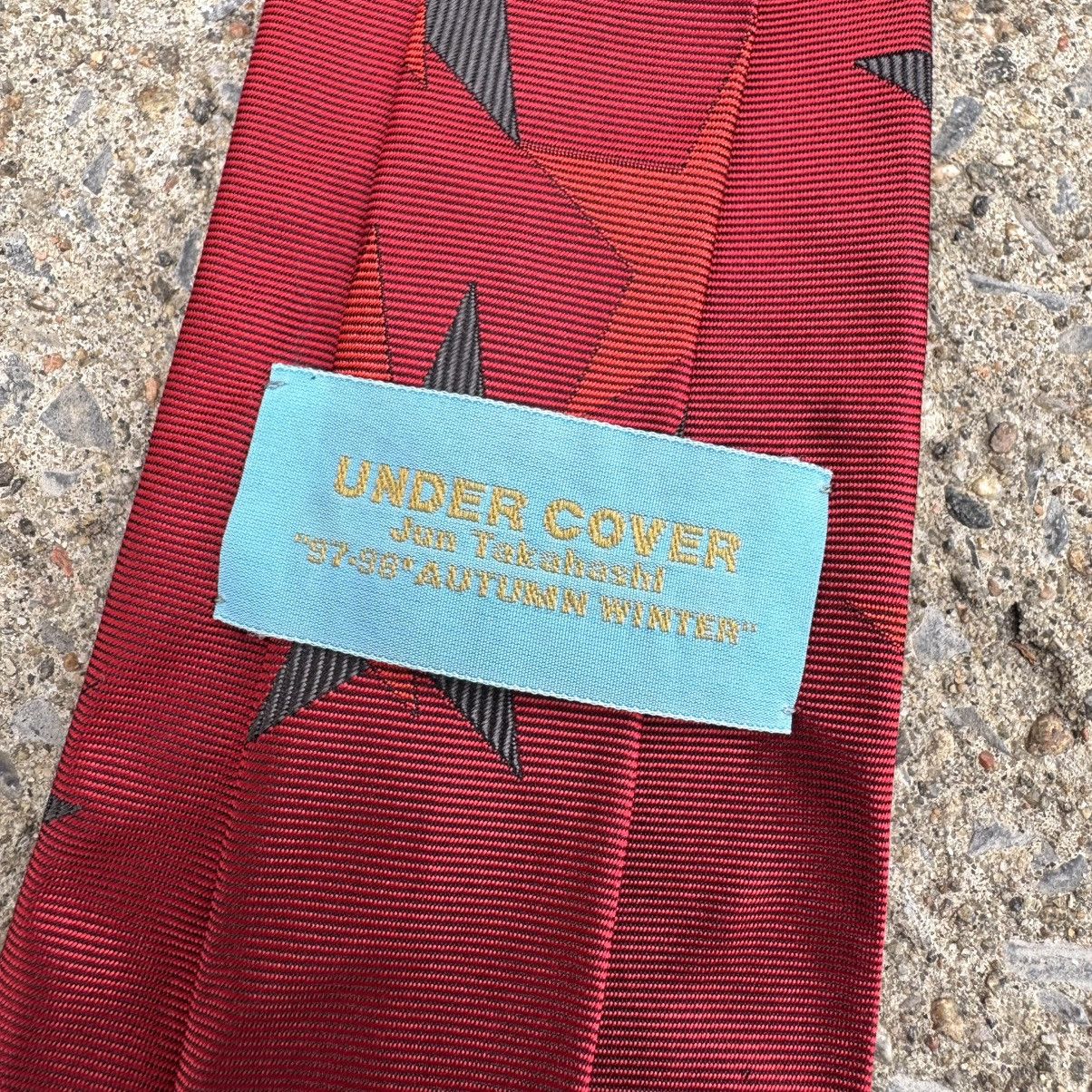 Undercover AW97 Undercover Star Design Pattern Silk Tie Size ONE SIZE - 2 Thumbnail