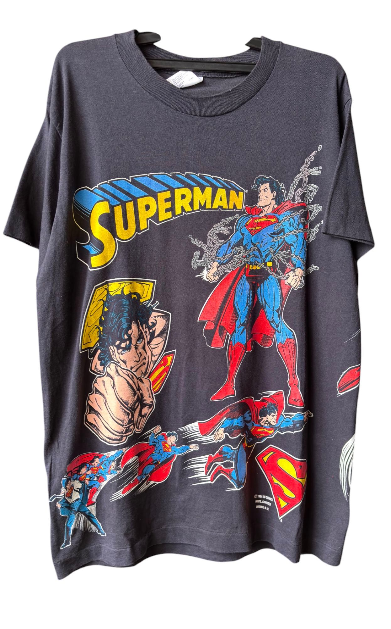 DC Comics × Vintage Vintage 94' superman AOP Size US L / EU 52-54 / 3 - 1 Thumbnail