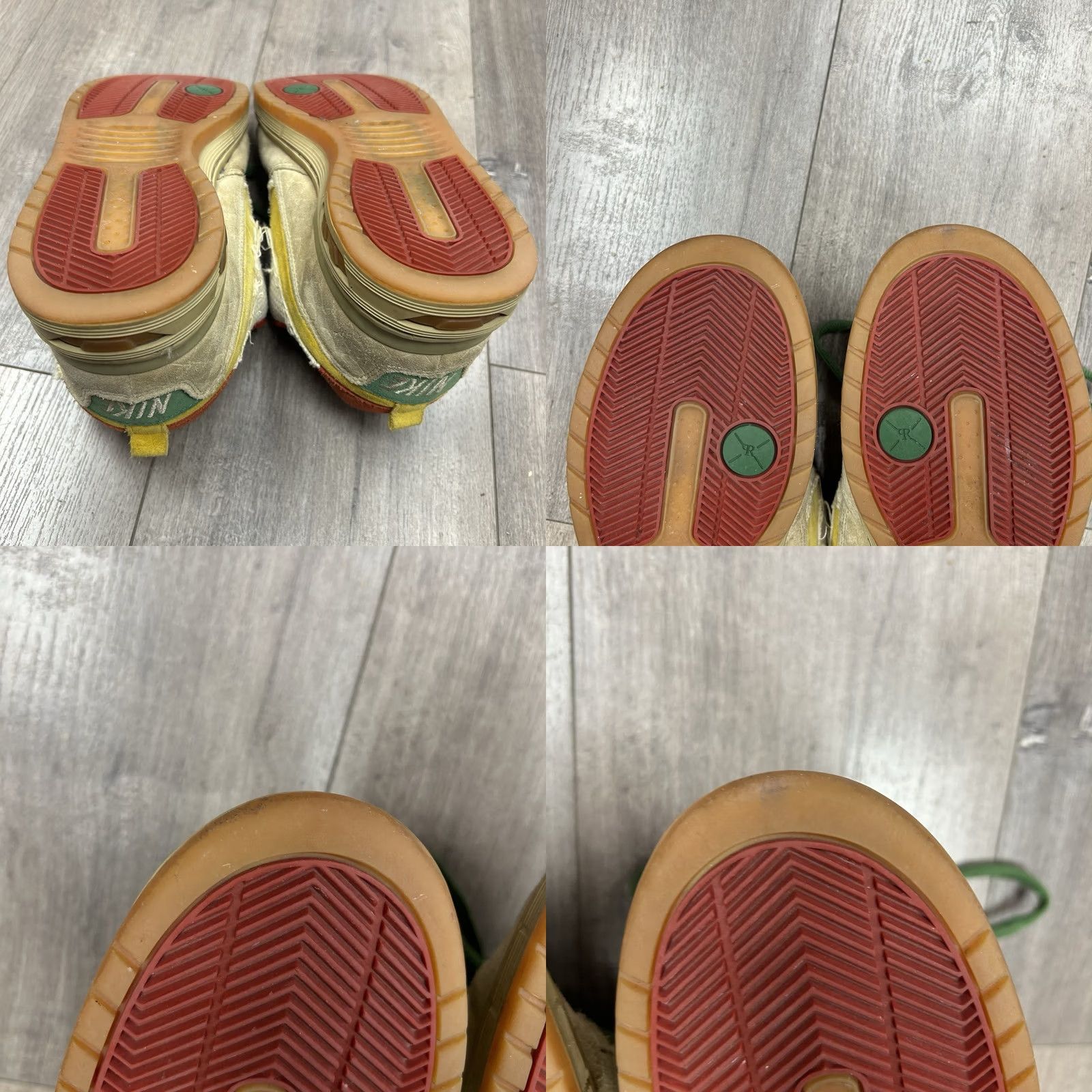 Nike Nike SB Paul Rodriguez Zoom Air Low Hemp/Rasta Size 10.5 Men's Sneaker 310802-271 Used As Is Size US 11 / EU 44 - 11 Thumbnail
