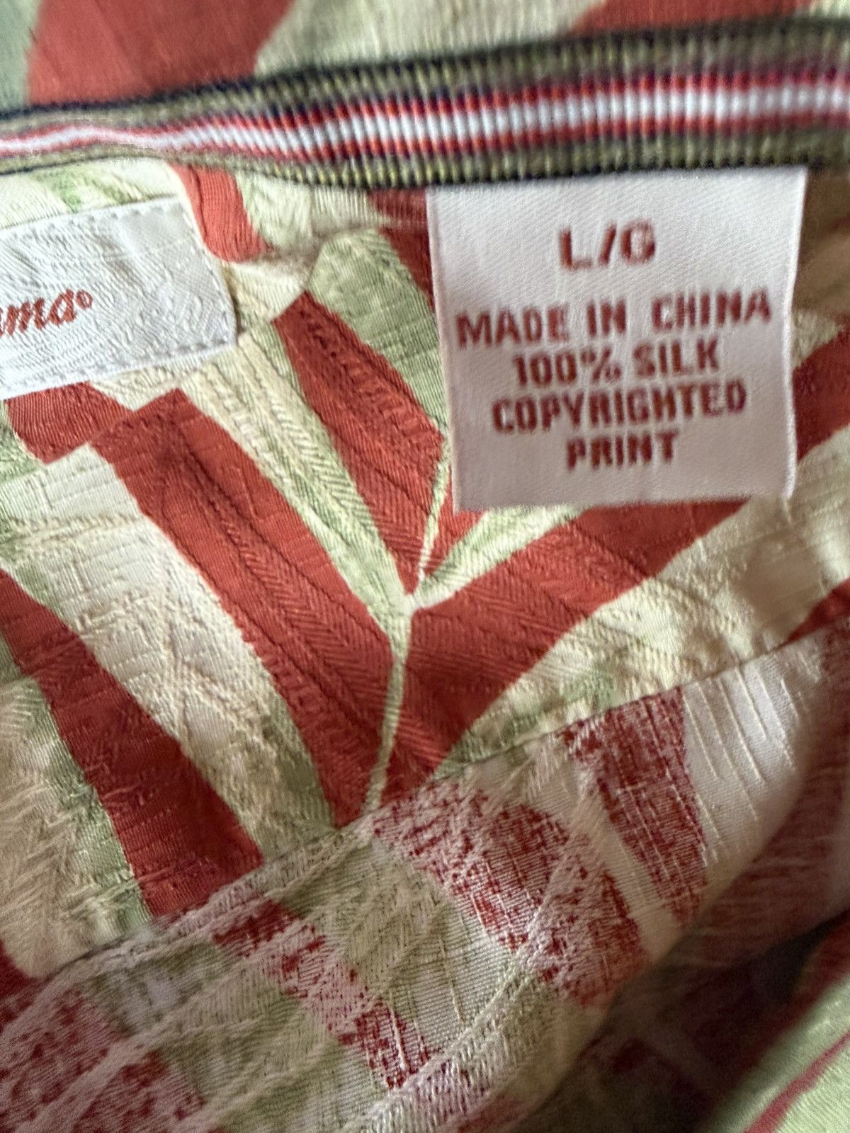 Tommy Bahama Tommy Bahama 100% silk Hawaiian camp shirt tropical large Size US L / EU 52-54 / 3 - 6 Thumbnail