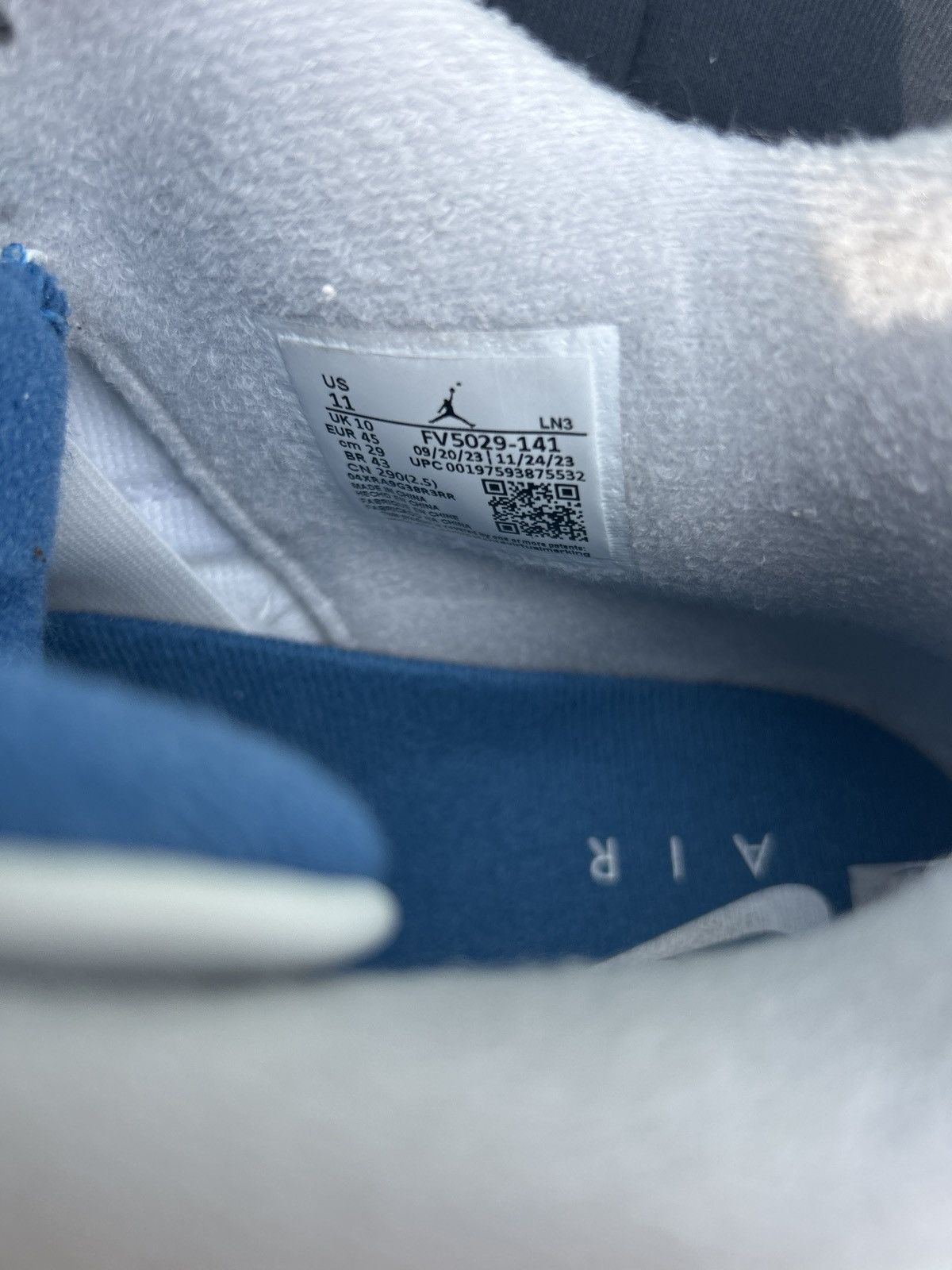 Jordan Brand × Nike Jordan 4 Military Blue WORN ONCE/LIKE NEW Size US 11 / EU 44 - 8 Thumbnail