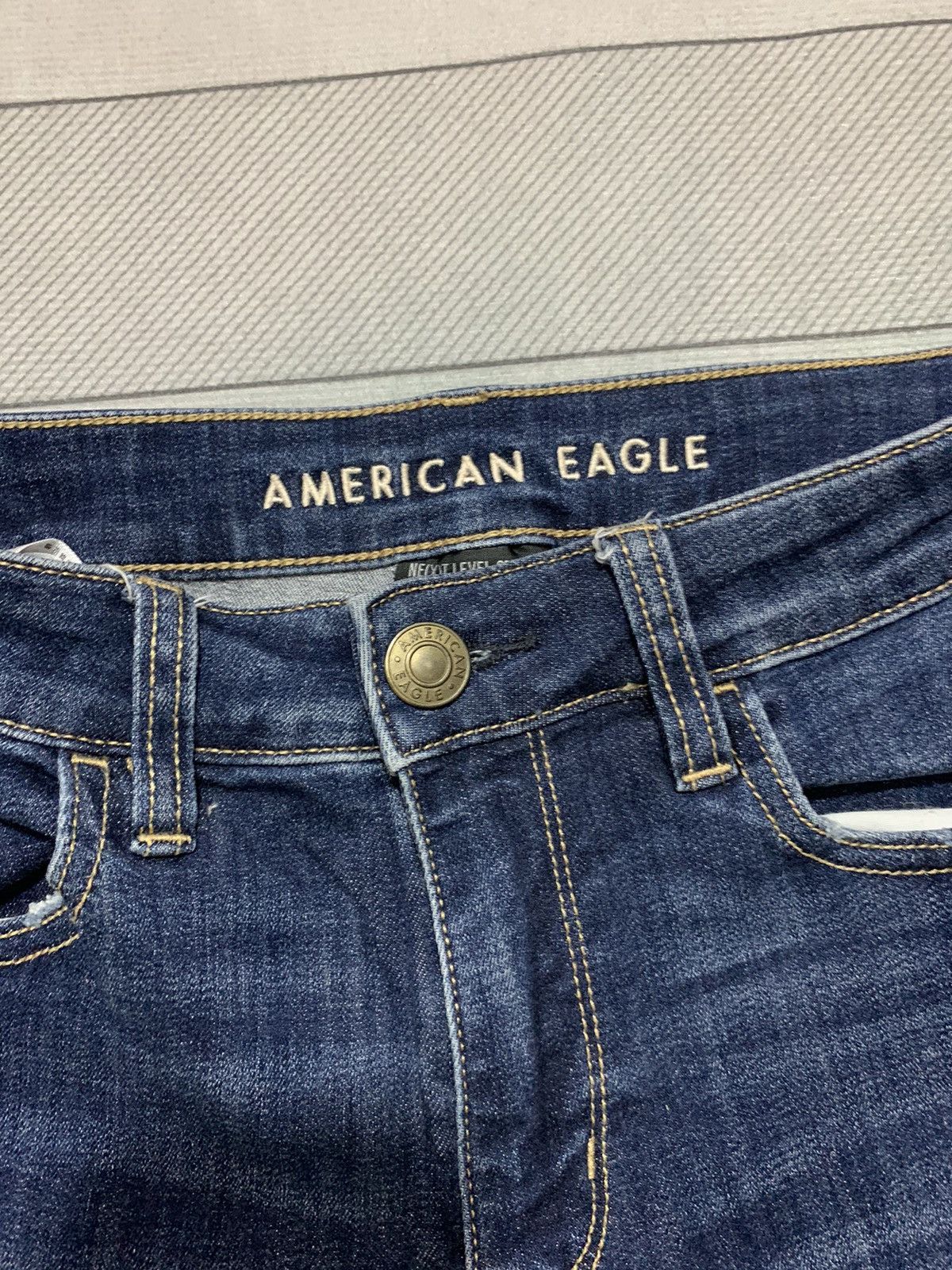 American Eagle Outfitters American Eagle Next Level Stretch Jeans Size 26" / US 2 / IT 38 - 8 Thumbnail