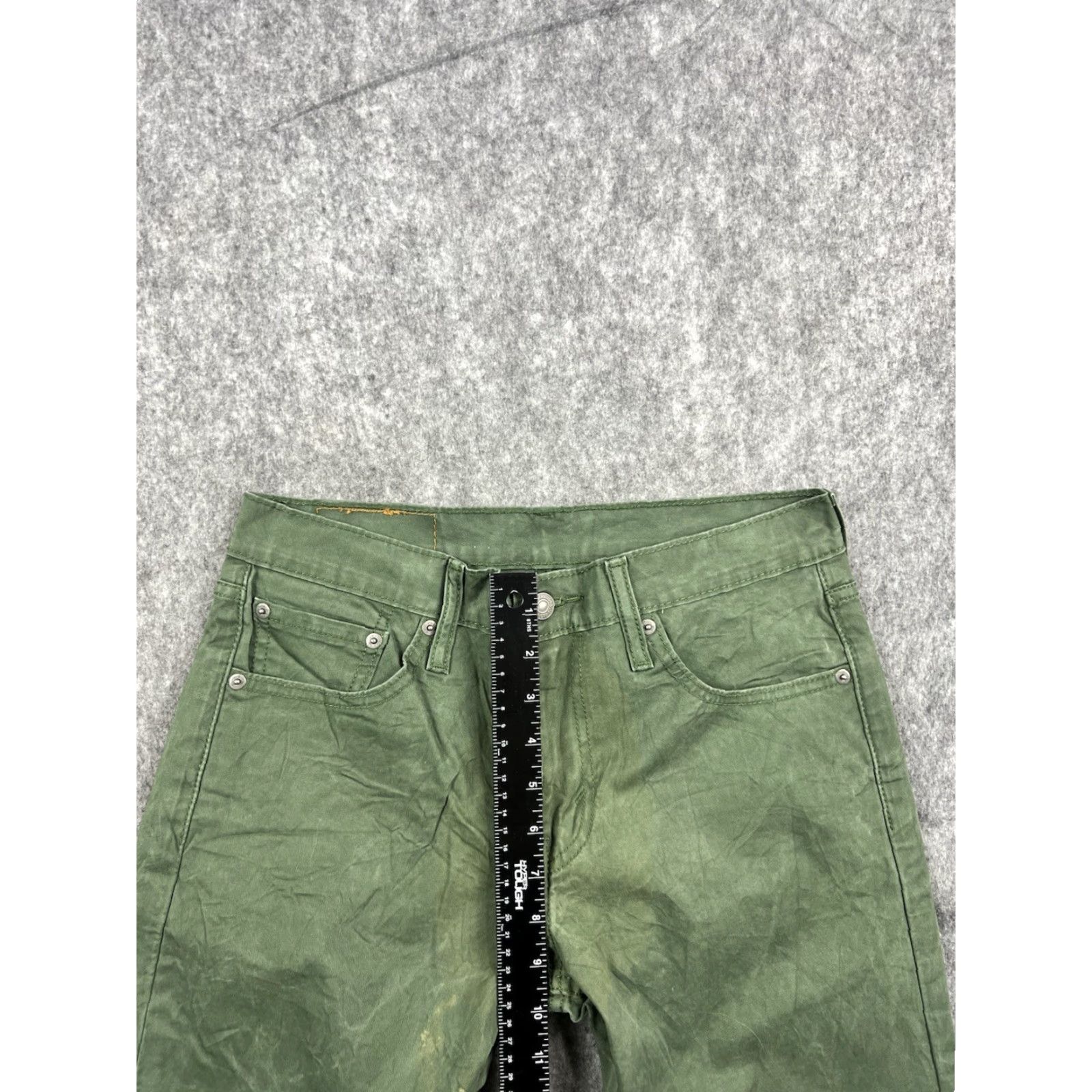 Levi's Levi's 511 Men's Jeans Slim Straight Green Regular 30x32 Denim Cotton Blend Button Zip Pocket 5-Pocket Style USA 500 Series Size US 30 / EU 46 - 4 Thumbnail