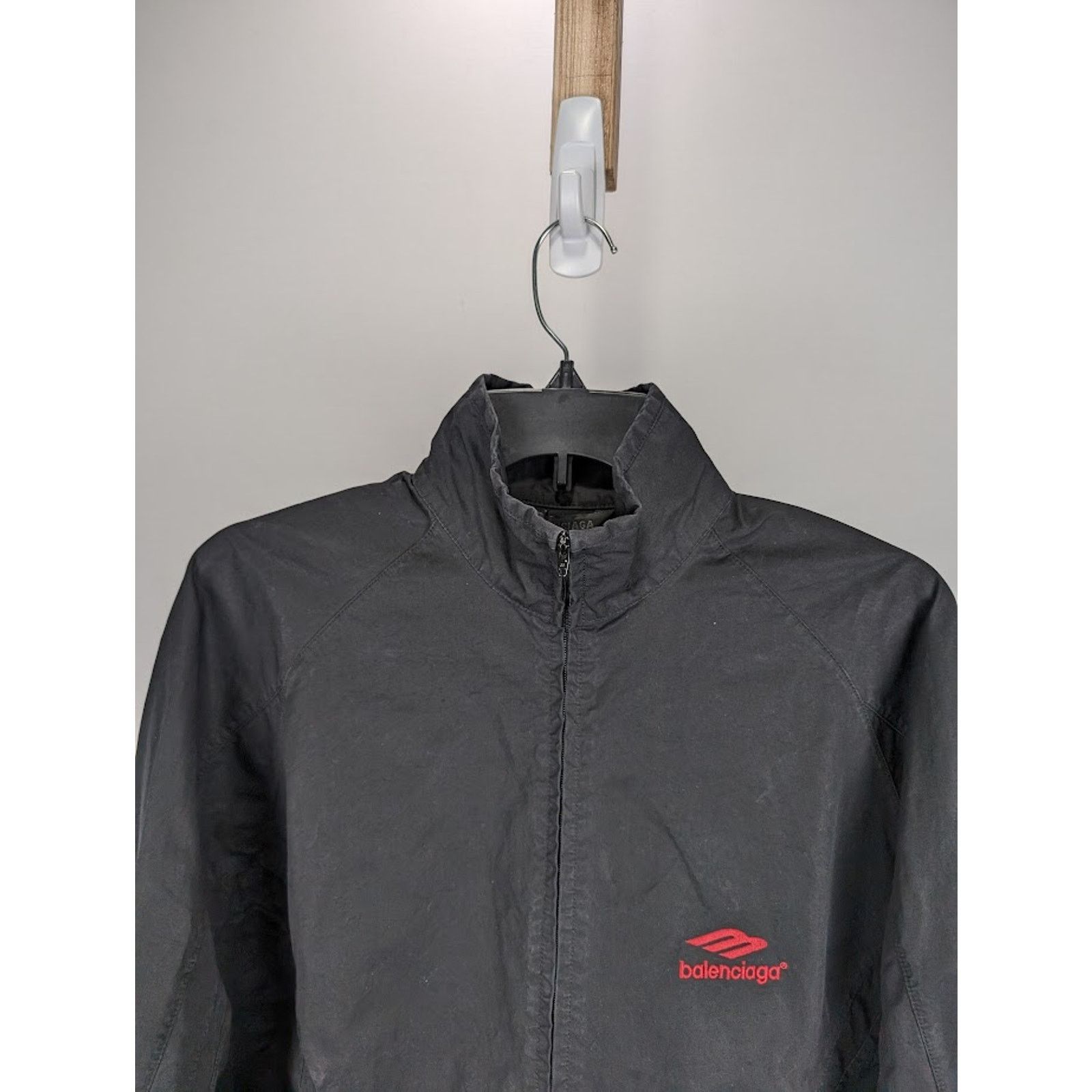 Balenciaga o1rshd1 Track Jacket in Black Size US XXL / EU 58 / 5 - 3 Thumbnail