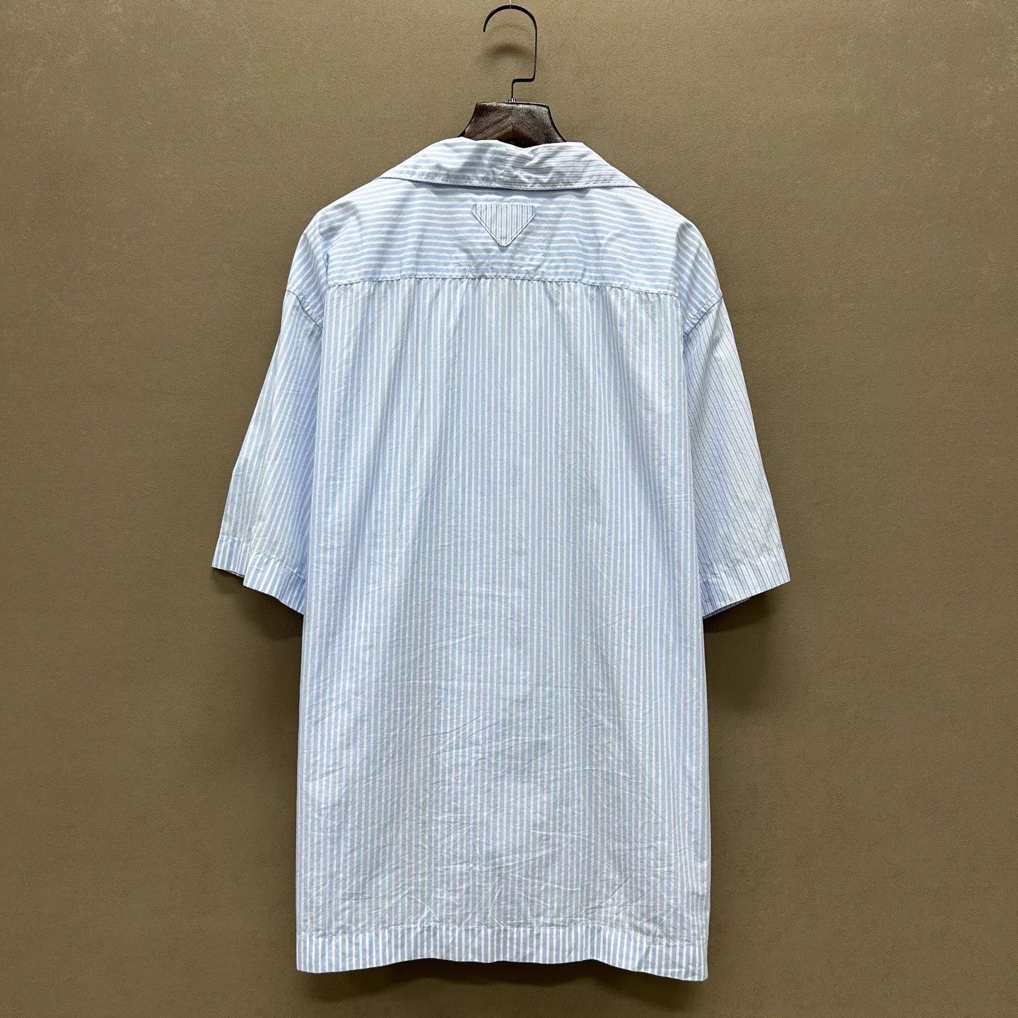 Prada PRADA Check Stripe Short Sleeve Shirt L 99% New Size US L / EU 52-54 / 3 - 2 Thumbnail