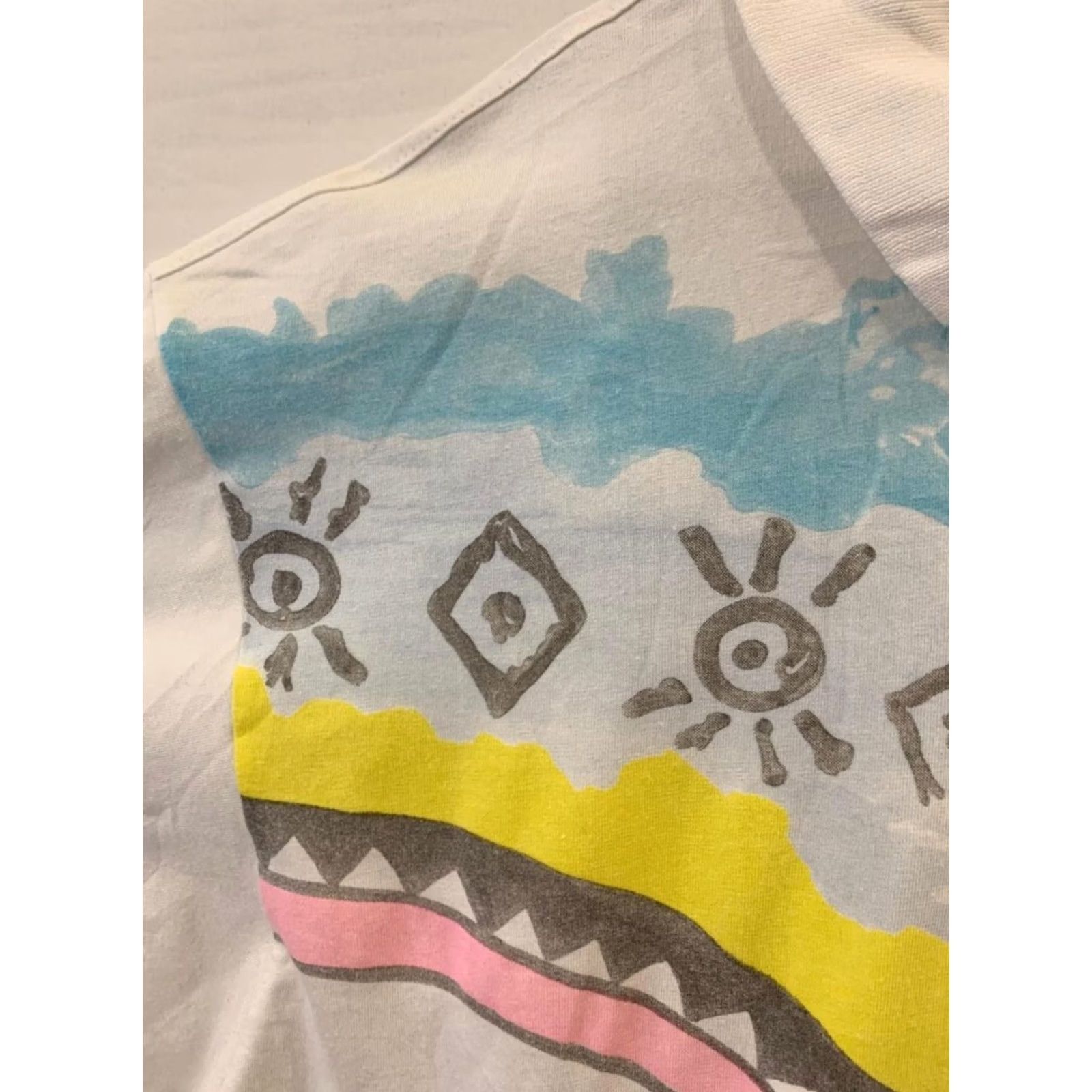 Vintage VINTAGE Australian by L’Alpina Polo Shirt Men L White 90s Abstract Graphic Size US L / EU 52-54 / 3 - 7 Thumbnail