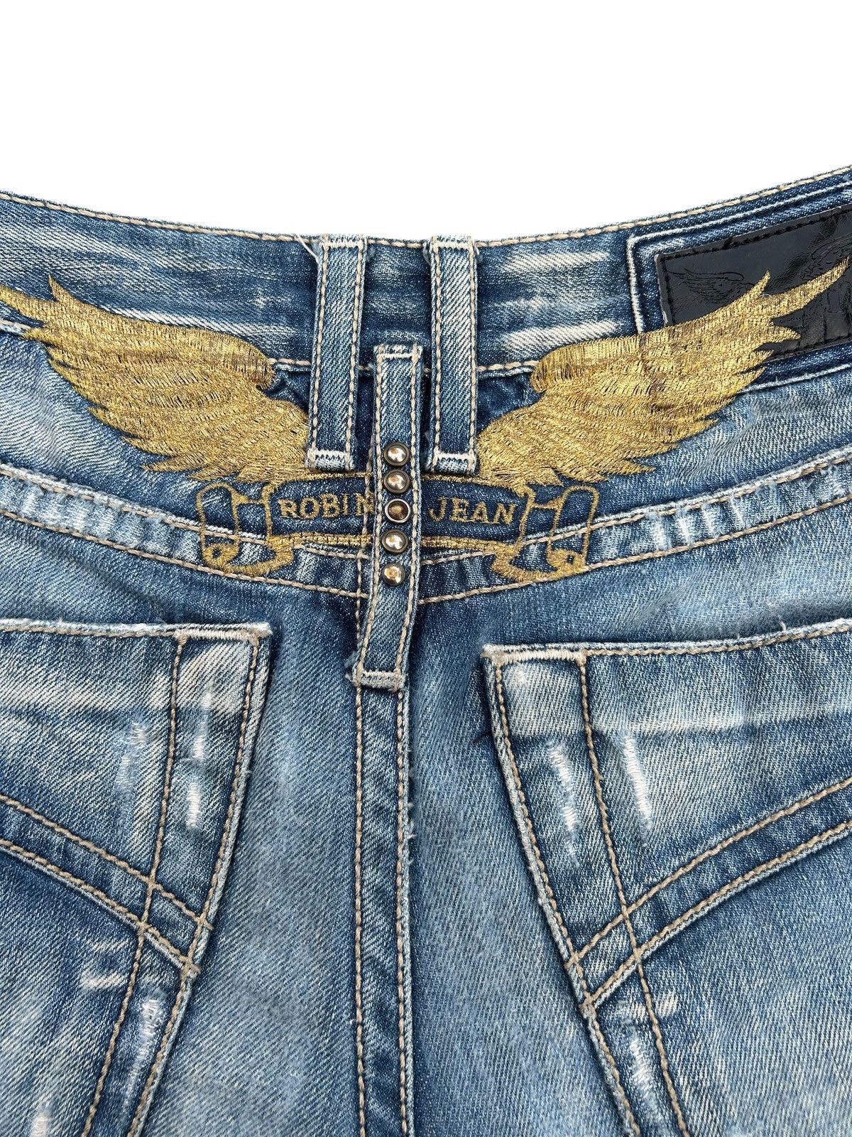 Robins Jeans ROBINS JEANS DISTRESSED DENIM JEANS Size US 31 - 1 Thumbnail