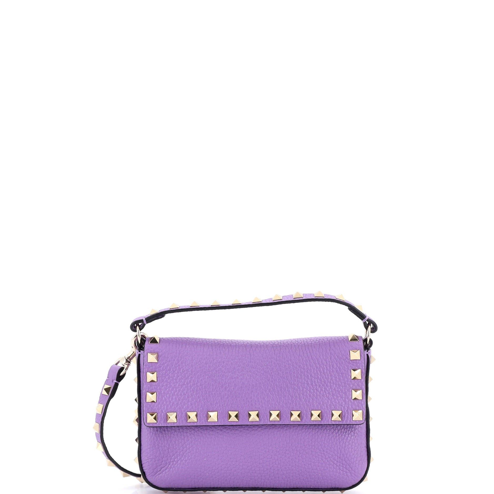 Rockstud Top Handle Crossbody Pouch