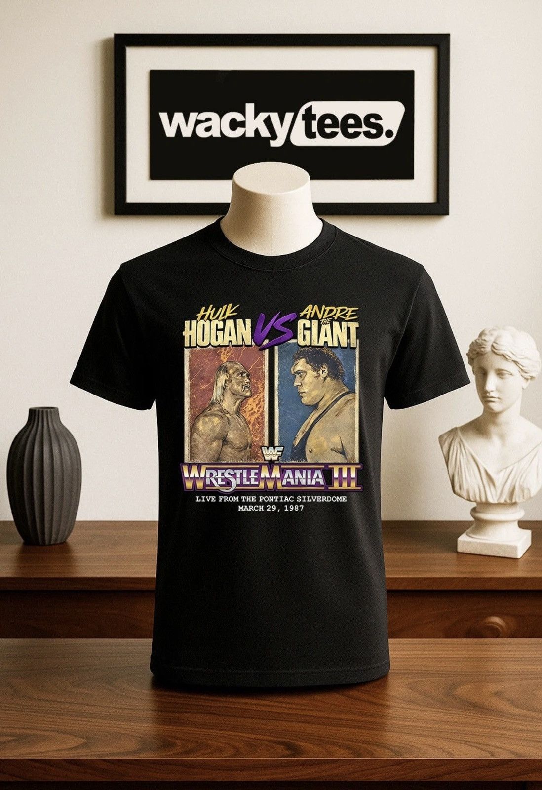 Other Hulk Hogan Vs Andre The Giant 1987 Wrestling Graphic Shirt Size US L / EU 52-54 / 3 - 1 Preview