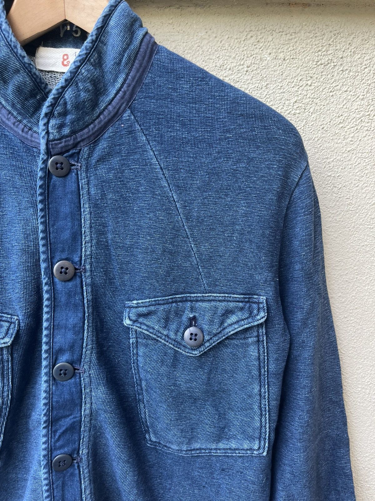45rpm Double pocket Cotton jacket indigo dyed Size S / US 4 / IT 40 - 3 Thumbnail