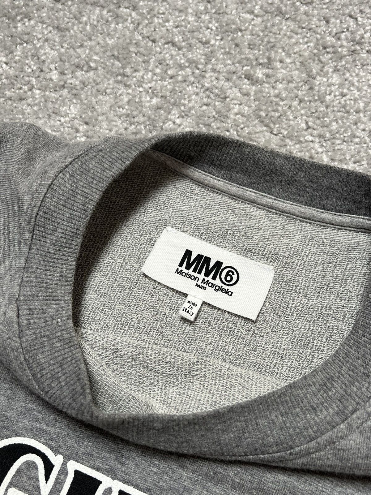 Maison Margiela Maison Margiela Six Cropped Sweatshirt Size XS Size US XS / EU 42 / 0 - 7 Thumbnail