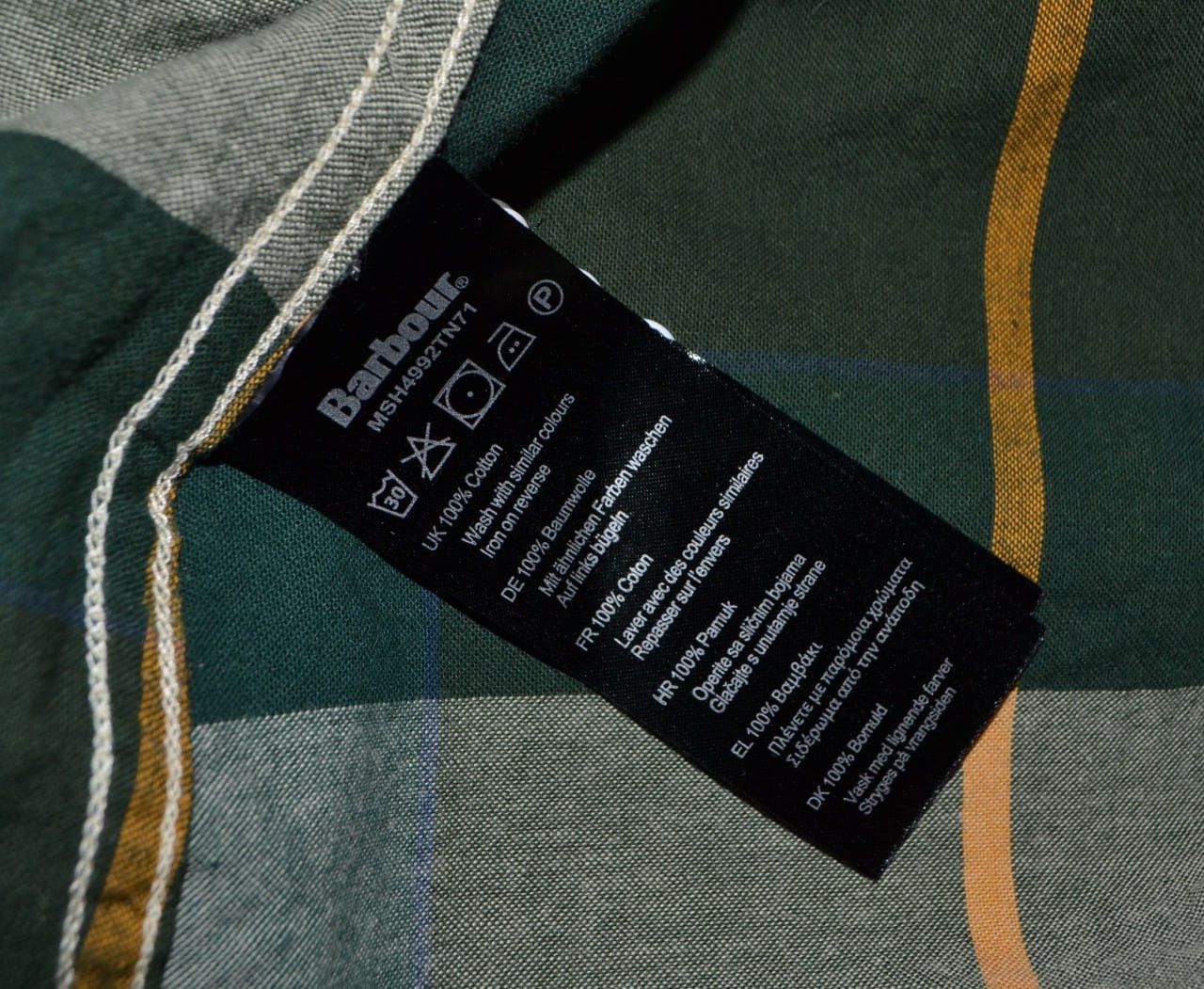 Barbour Barbour Shirt Long sleeve TAILORED Fit coton size M Size US M / EU 48-50 / 2 - 9 Thumbnail