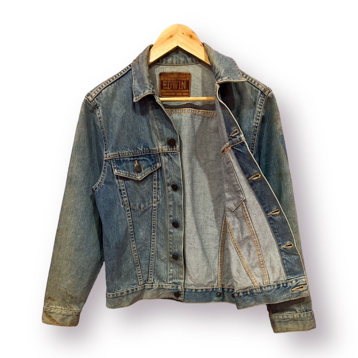 Edwin 🔥Edwin Stone Wash trucker denim jacket Size US S / EU 44-46 / 1 - 10 Thumbnail