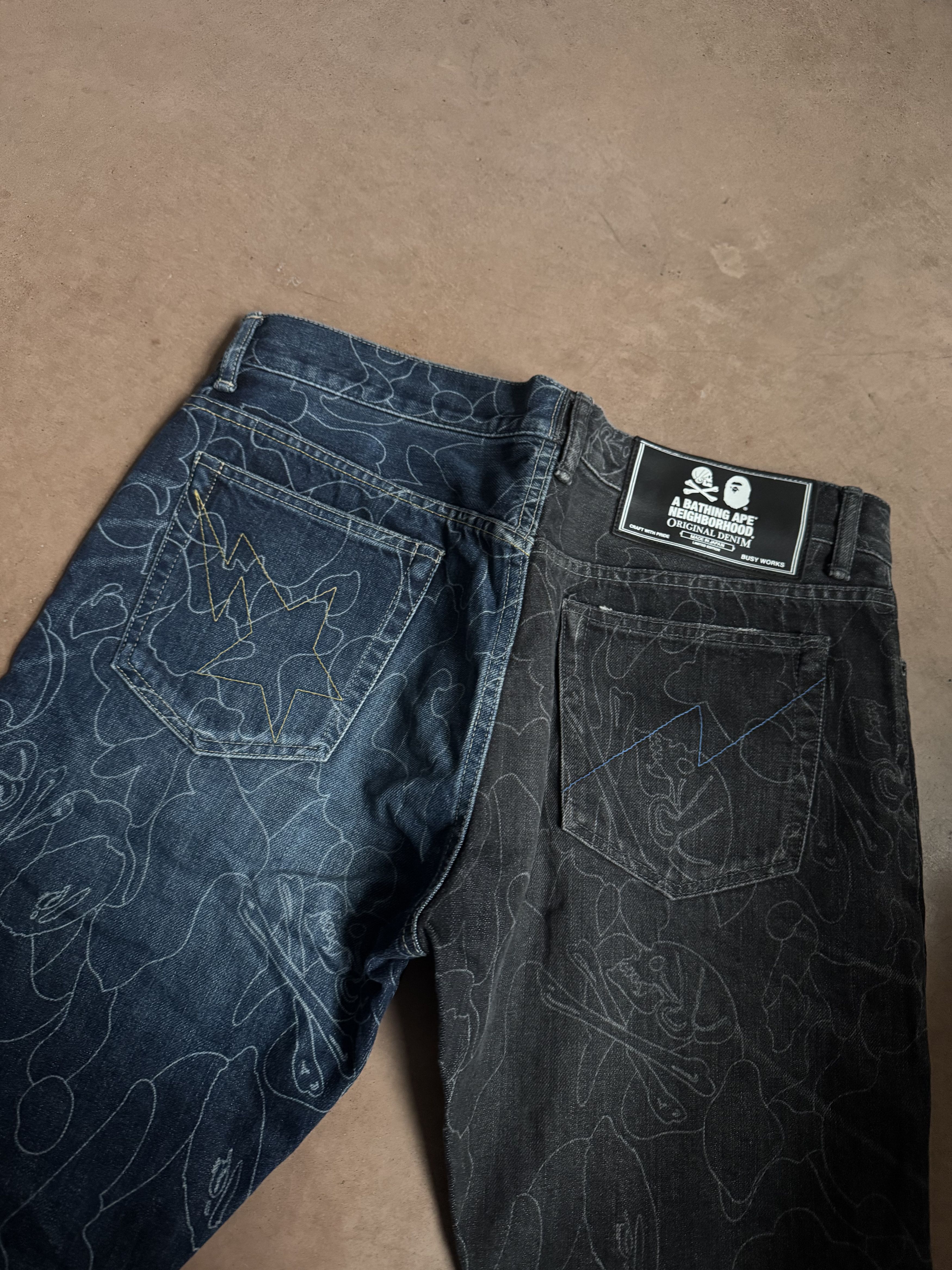 Bape × Neighborhood Bape x Neighborhood DP Jeans Size L 36 Size US 36 / EU 52 - 8 Thumbnail