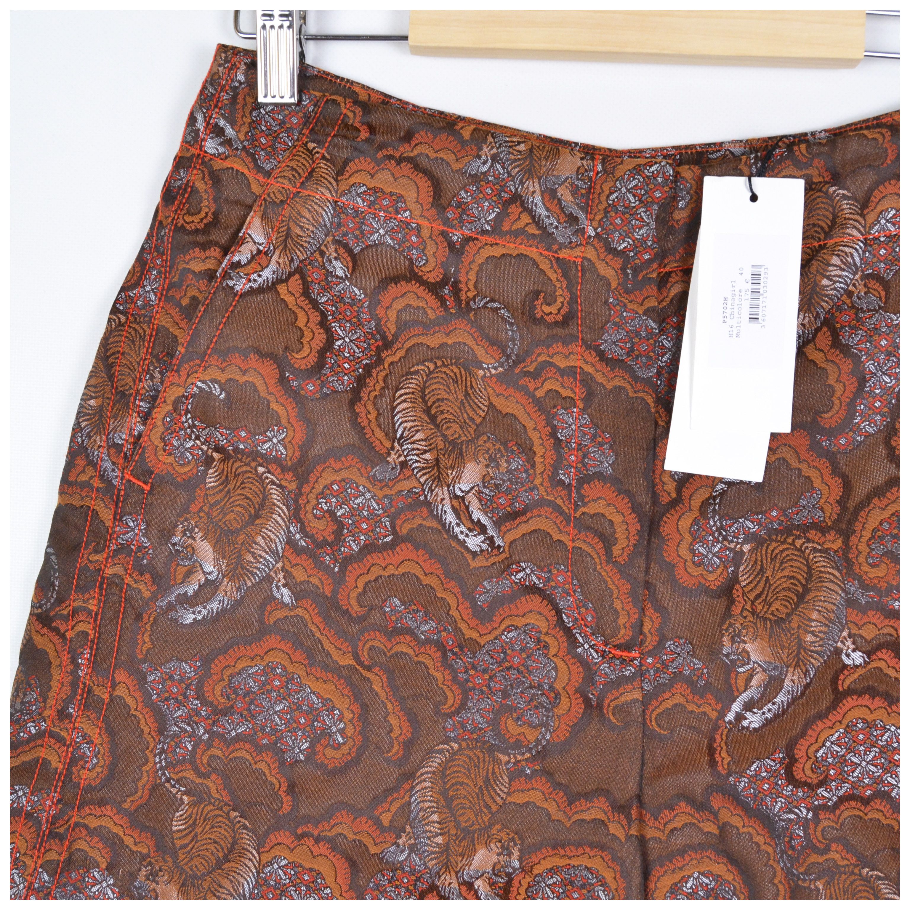 Japanese Brand × Sandro Sandro Chinagirl Multicolore Tiger Printed Japanese Shorts Size 28" / US 6 / IT 42 - 5 Thumbnail