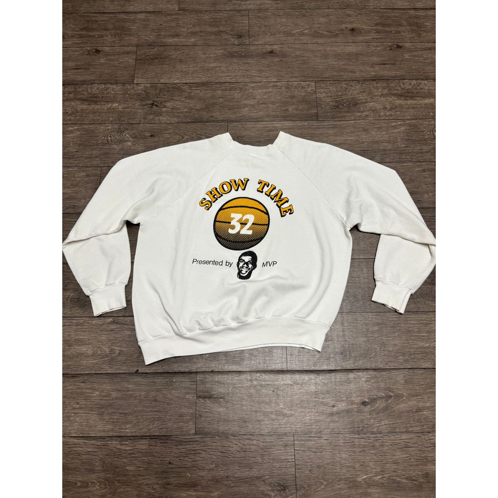 NBA × Vintage VTG LA Lakers 1987 Champion Magic Johnson MVP Sweatshirt M Size US M / EU 48-50 / 2 - 3 Thumbnail