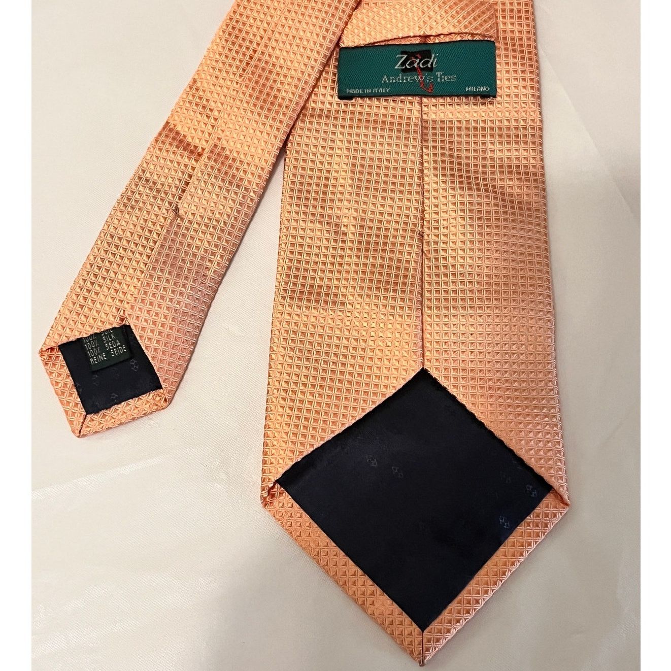 Other Zadi Andrew's Ties Milano Men's Silk Tie - Made In Italy Size ONE SIZE - 3 Thumbnail