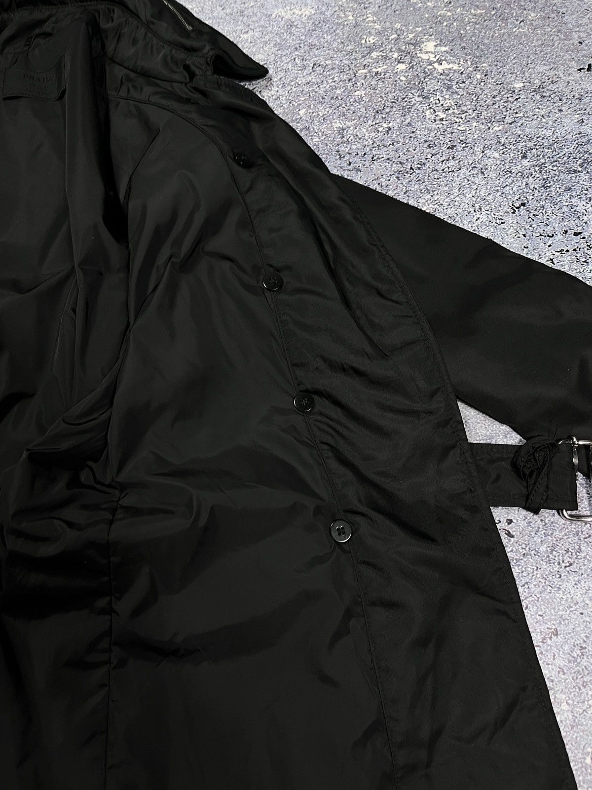Prada Luxury Very Rare Vintage Prada Zip Nylon Coat Trench Jacket Size M / US 6-8 / IT 42-44 - 3 Thumbnail
