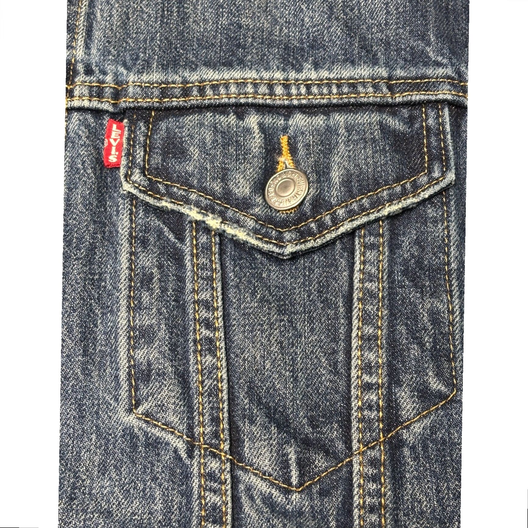 Denime Levi Strauss Premium Trucker Jacket Denim Blue Womens M Regular Size M / US 6-8 / IT 42-44 - 2 Thumbnail
