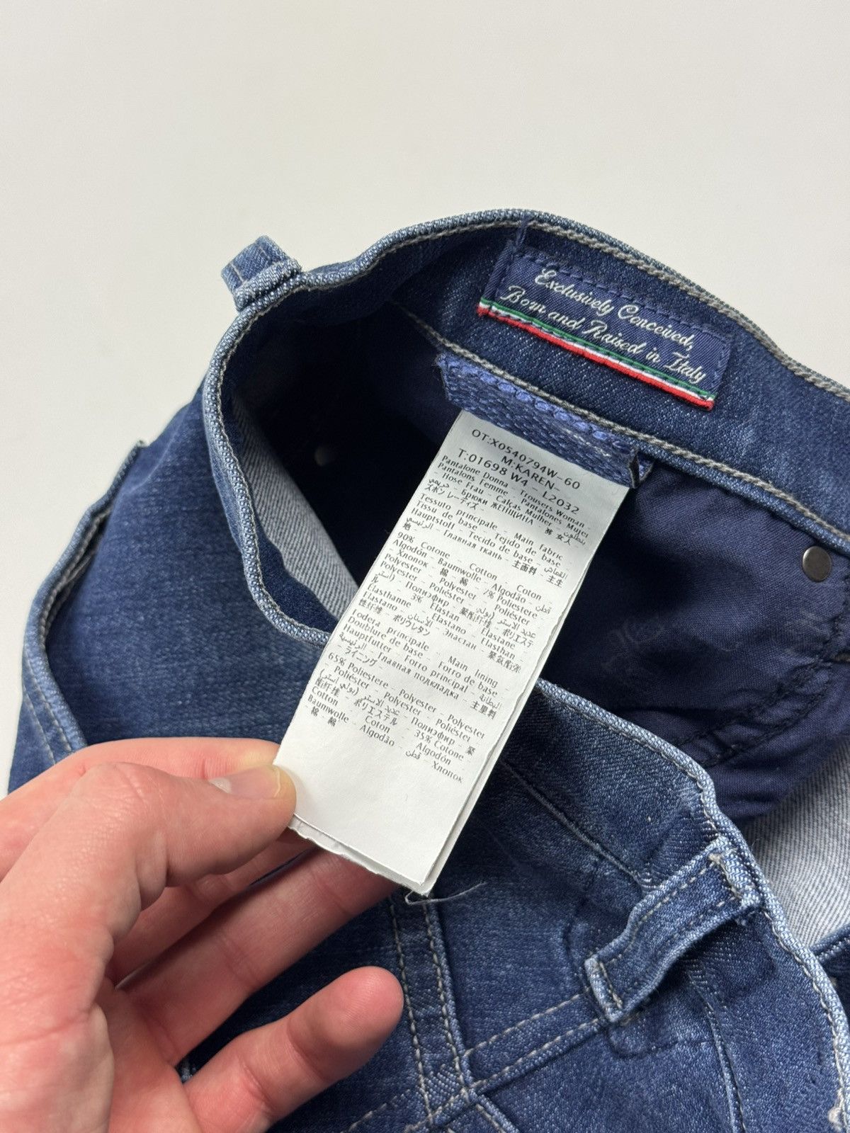 Jacob Cohen Jacob Cohen Karen Handmade Tailored Women’s Jeans Size 26" / US 2 / IT 38 - 9 Thumbnail