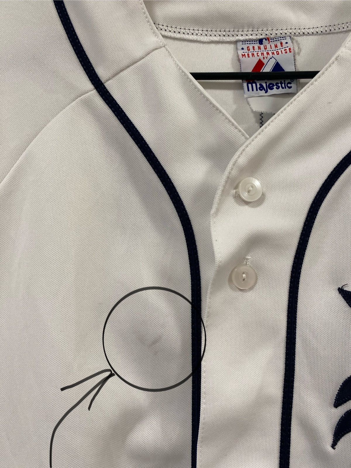 MLB × Majestic × Vintage Majestic Detroit Tigers Joel Zumaya Baseball Jersey Size: XL Size US XL / EU 56 / 4 - 6 Thumbnail