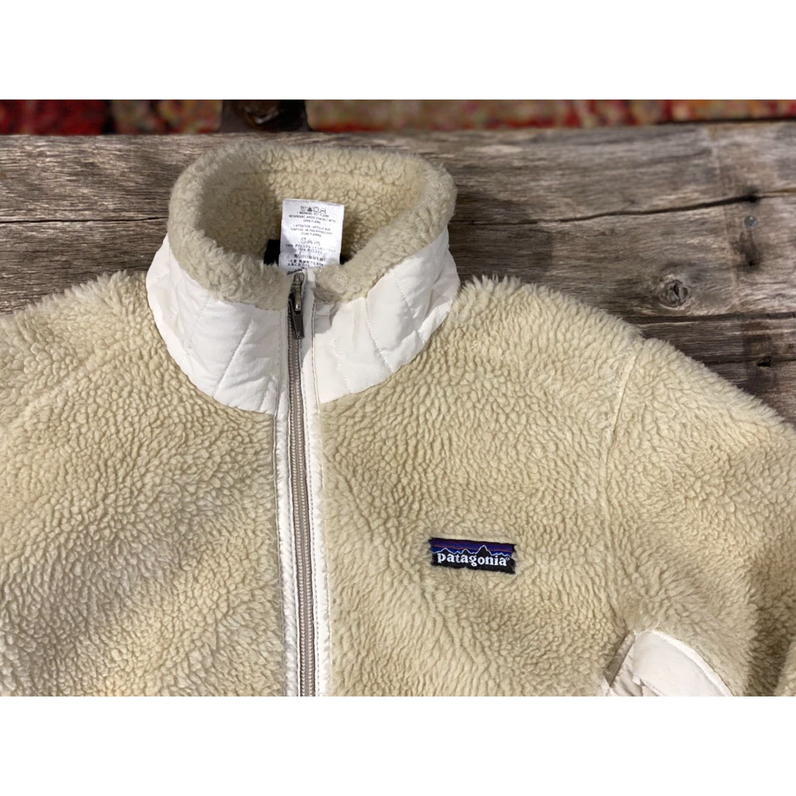 Patagonia Patagonia Retro-X Synchilla Jacket Full Zip Womens XS Ivory Sleeve Sherpa Modern Winter Size XS / US 0-2 / IT 36-38 - 3 Thumbnail