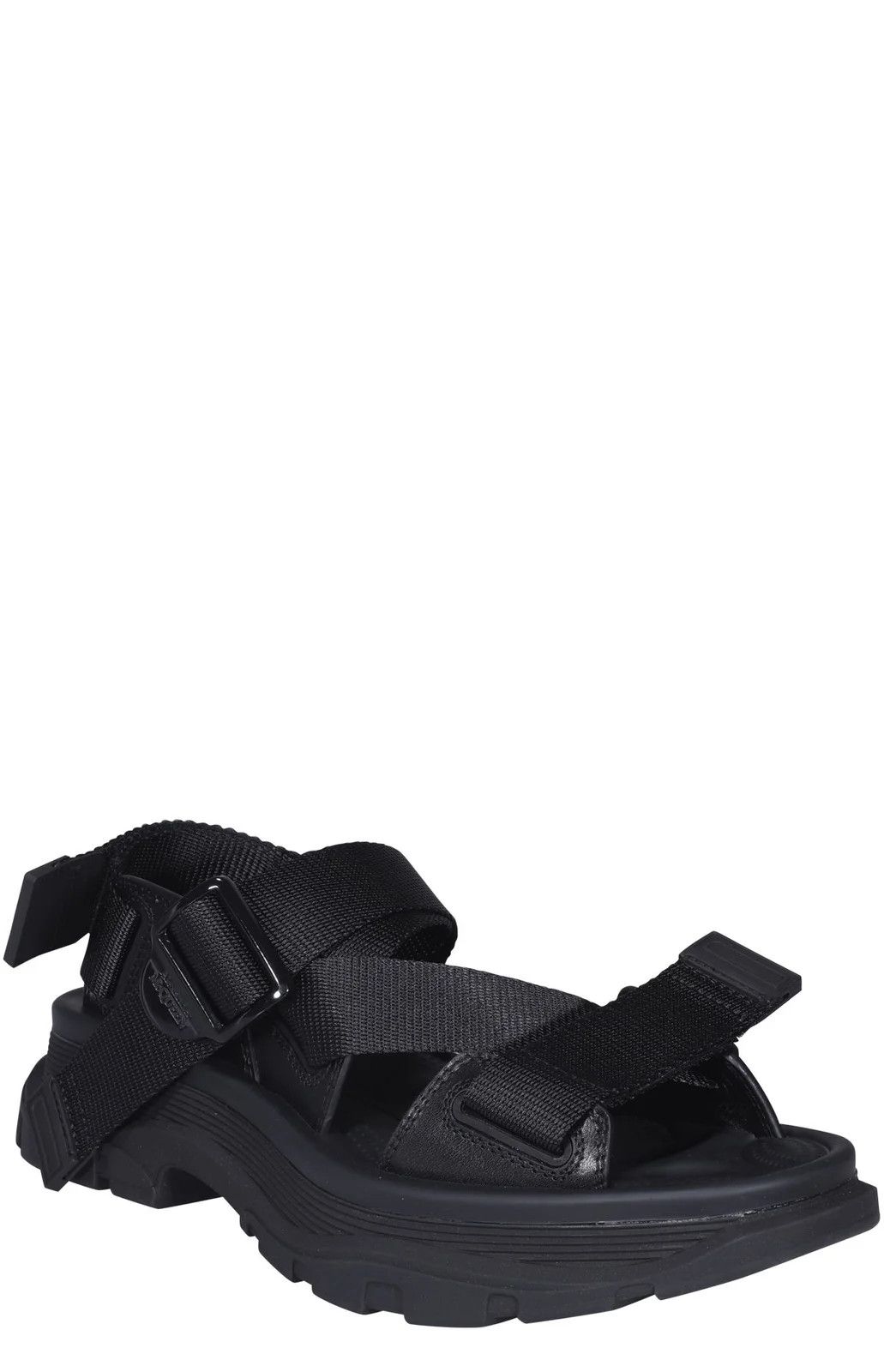 Alexander McQueen o1y0225 Sandals in Black Size US 6 / IT 36 - 2 Thumbnail