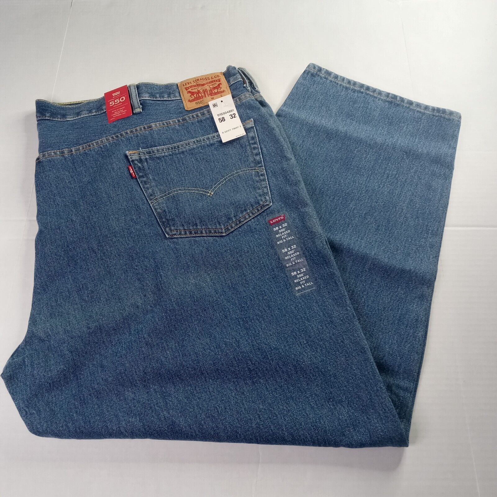 Levi's Levi's 550 Relaxed Jeans Men’s Size 58x32 Blue Loose Tapered Size US 44 / EU 60 - 1 Thumbnail