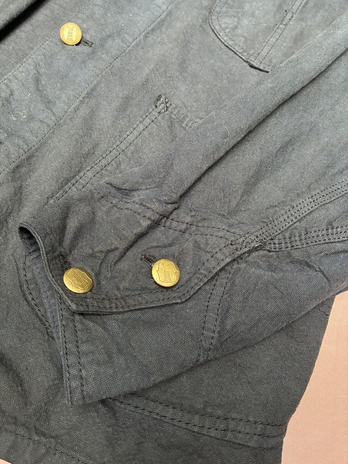 Other BIG SMITH VINTAGE 80s 70s NAVY CHORE JACKET Size US M / EU 48-50 / 2 - 8 Thumbnail