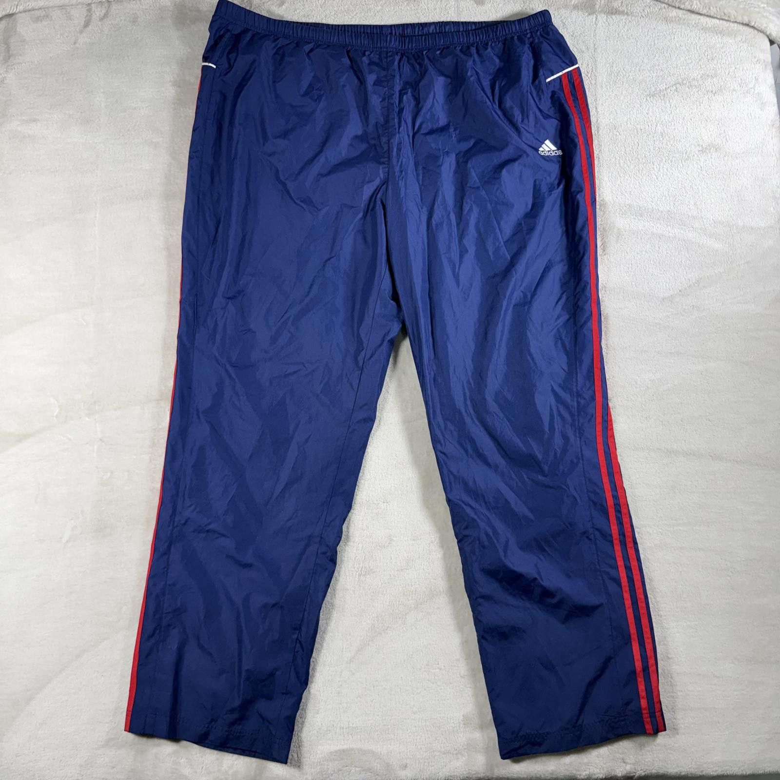 Adidas Adidas Pants Men's 2XL Navy Red Vintage Y2K Track Size US 40 / EU 56 - 1 Thumbnail
