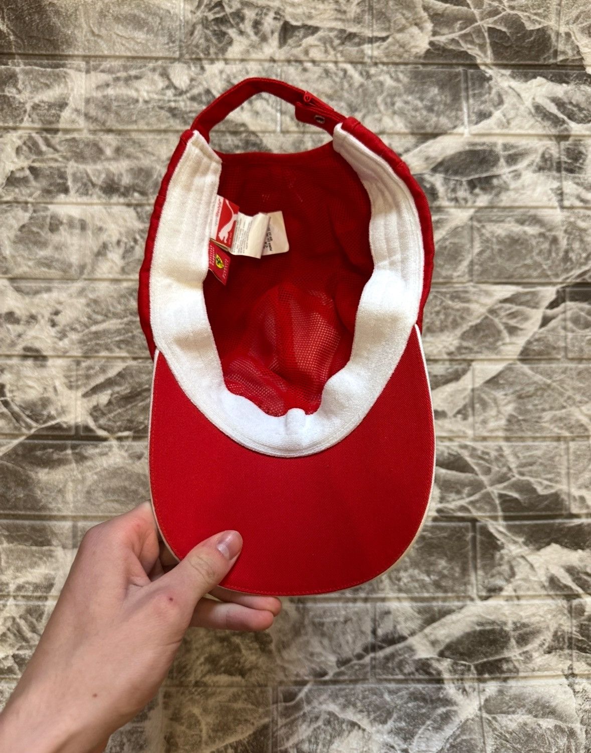 Puma Vintage Puma Ferrari One F1 Racing Hat Cap Red One Size 90s Size ONE SIZE - 5 Thumbnail