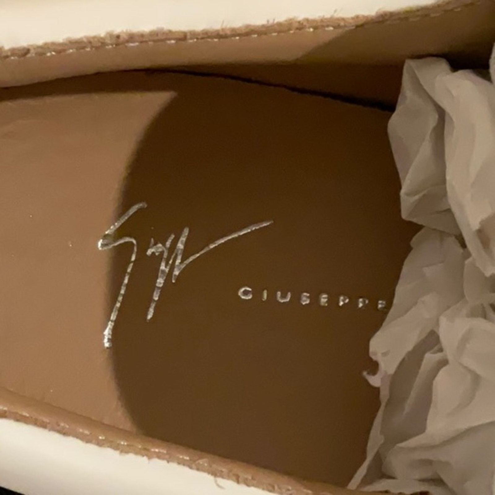 Giuseppe Zanotti Giuseppe Zanotti White Sneakers with Rainbow Soles Size US 10 / IT 40 - 5 Thumbnail
