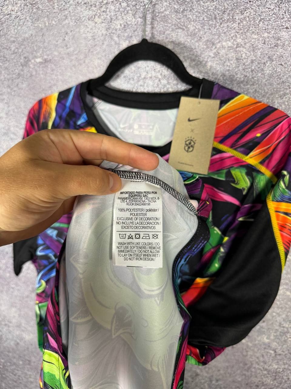 Other Brazil AOP Fan Version Soccer Jersey Training Blokcore Size US XL / EU 56 / 4 - 8 Thumbnail