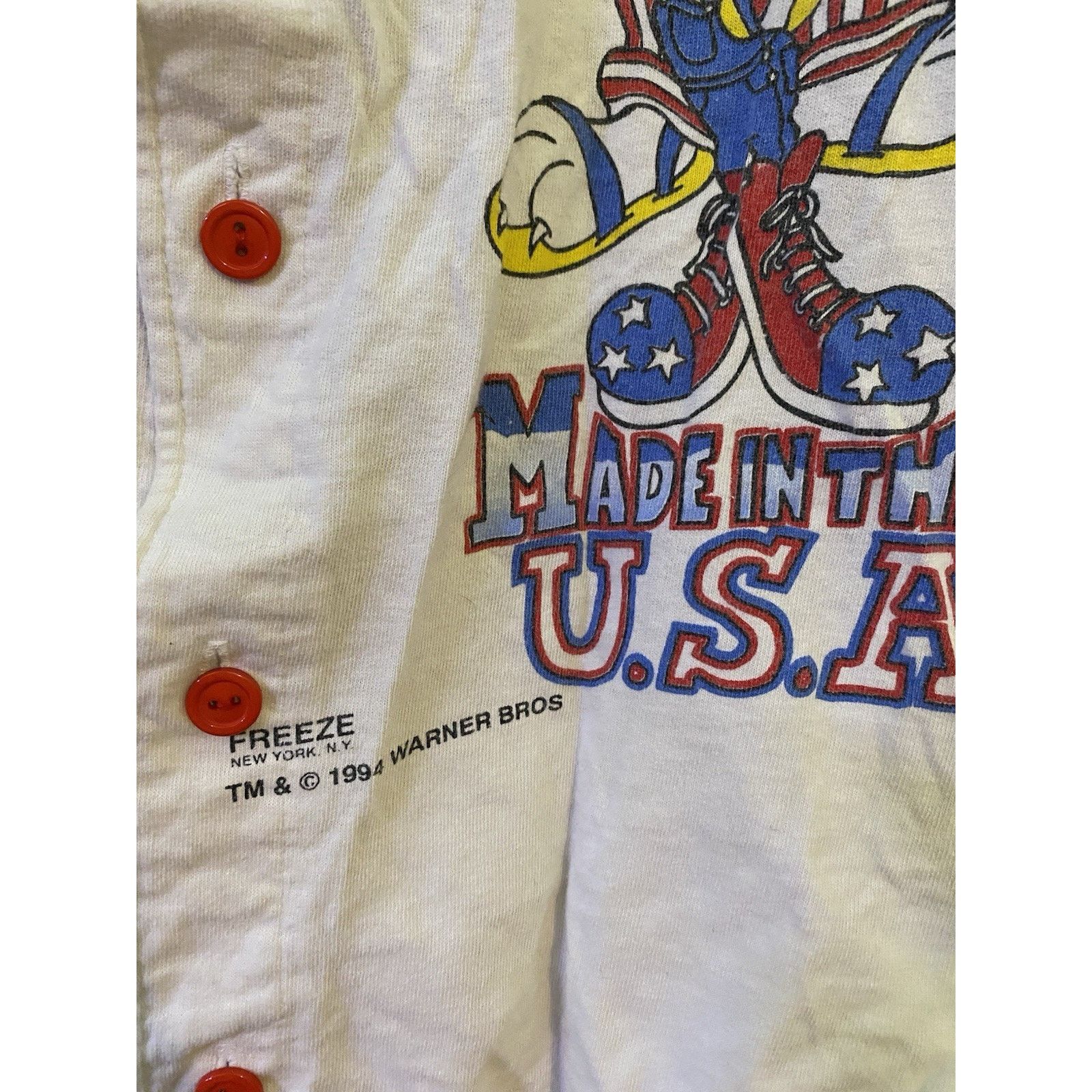 Freebandz Vintage 1995 Freze Looney Tunes TShirt Large Size US L / EU 52-54 / 3 - 3 Thumbnail
