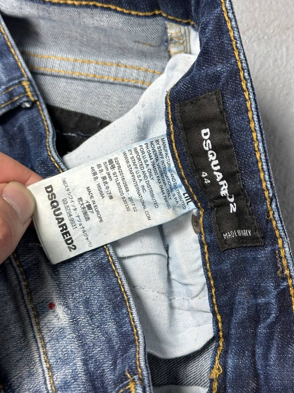 Dsquared2 × Japanese Brand Y2k DSQUARED crazy jeans japan denim pants D2 usa American Size US 30 / EU 46 - 7 Thumbnail