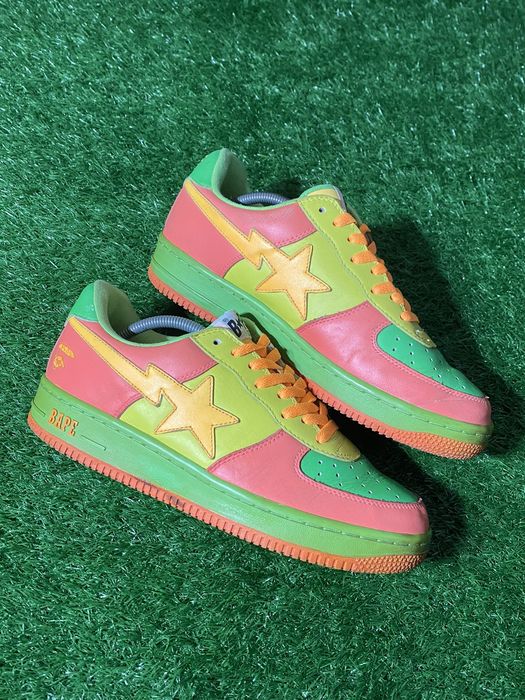 DS BAPESTA WOODLAND NEON US10 28CM