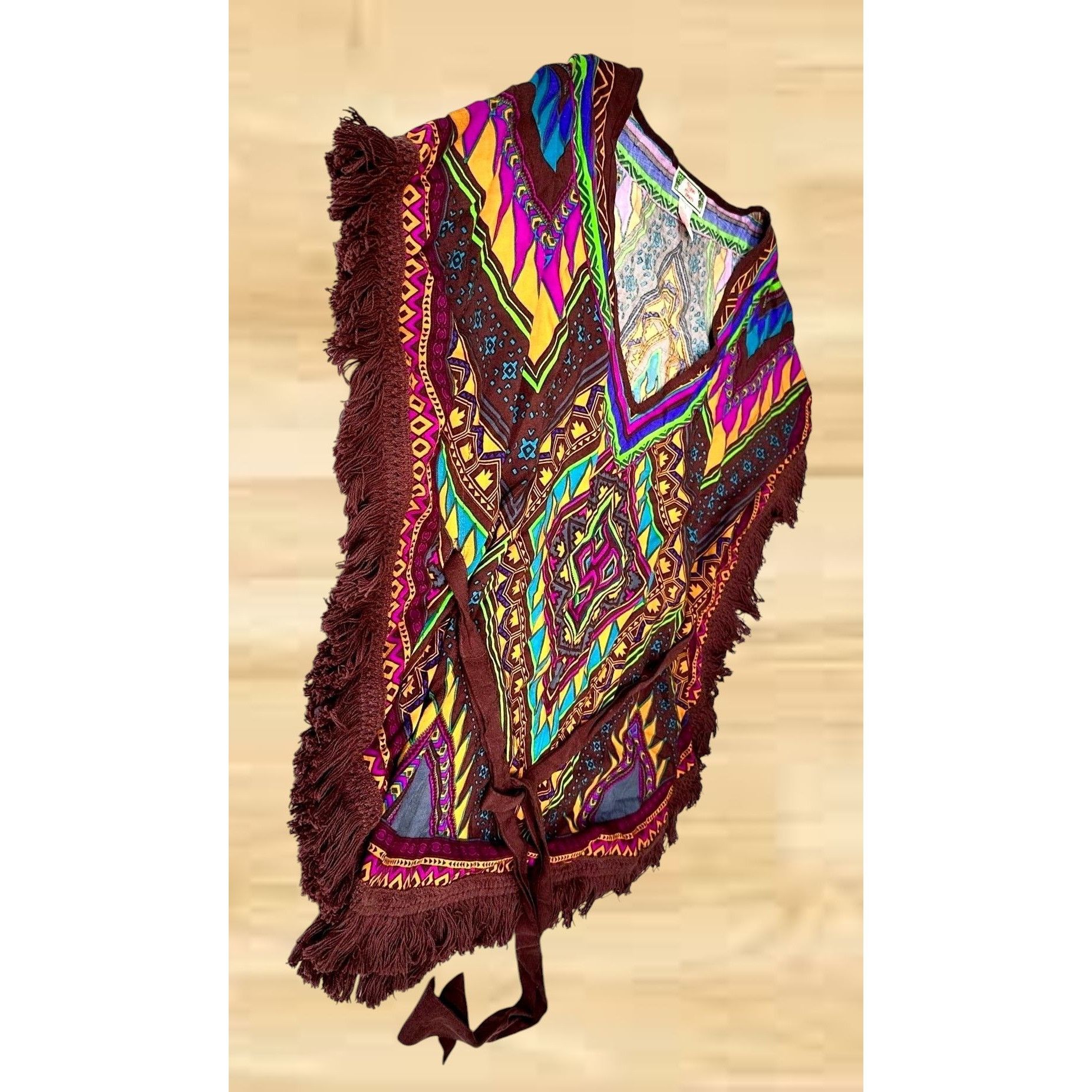 Vintage Vintage Flying Tomato Kimono Fringed Top Small Boho Tribal Size S / US 4 / IT 40 - 8 Thumbnail