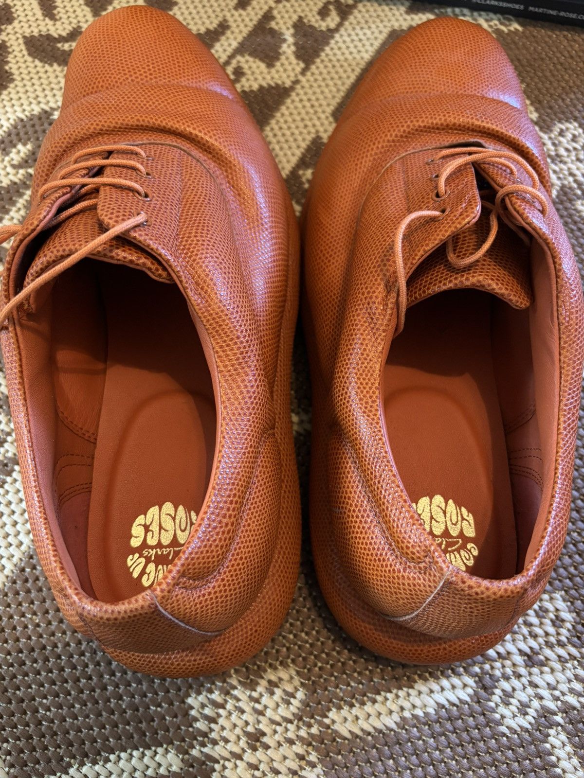 Clarks × Martine Rose Martine Rose x Clark’s Oxford 1 Orange Size US 10 / EU 43 - 4 Thumbnail
