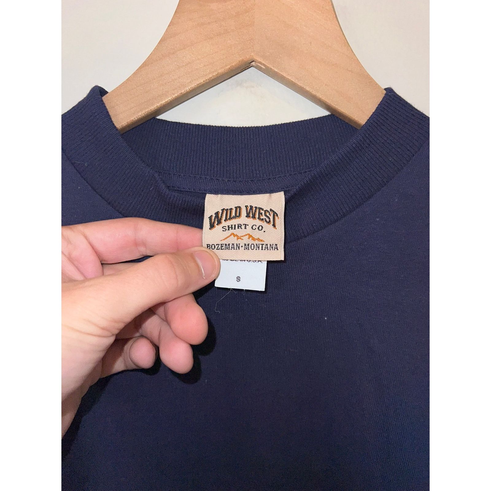 Vintage Vintage Maryland Long Sleeve Shirt Blue 90s USA Made Small Size US S / EU 44-46 / 1 - 4 Thumbnail