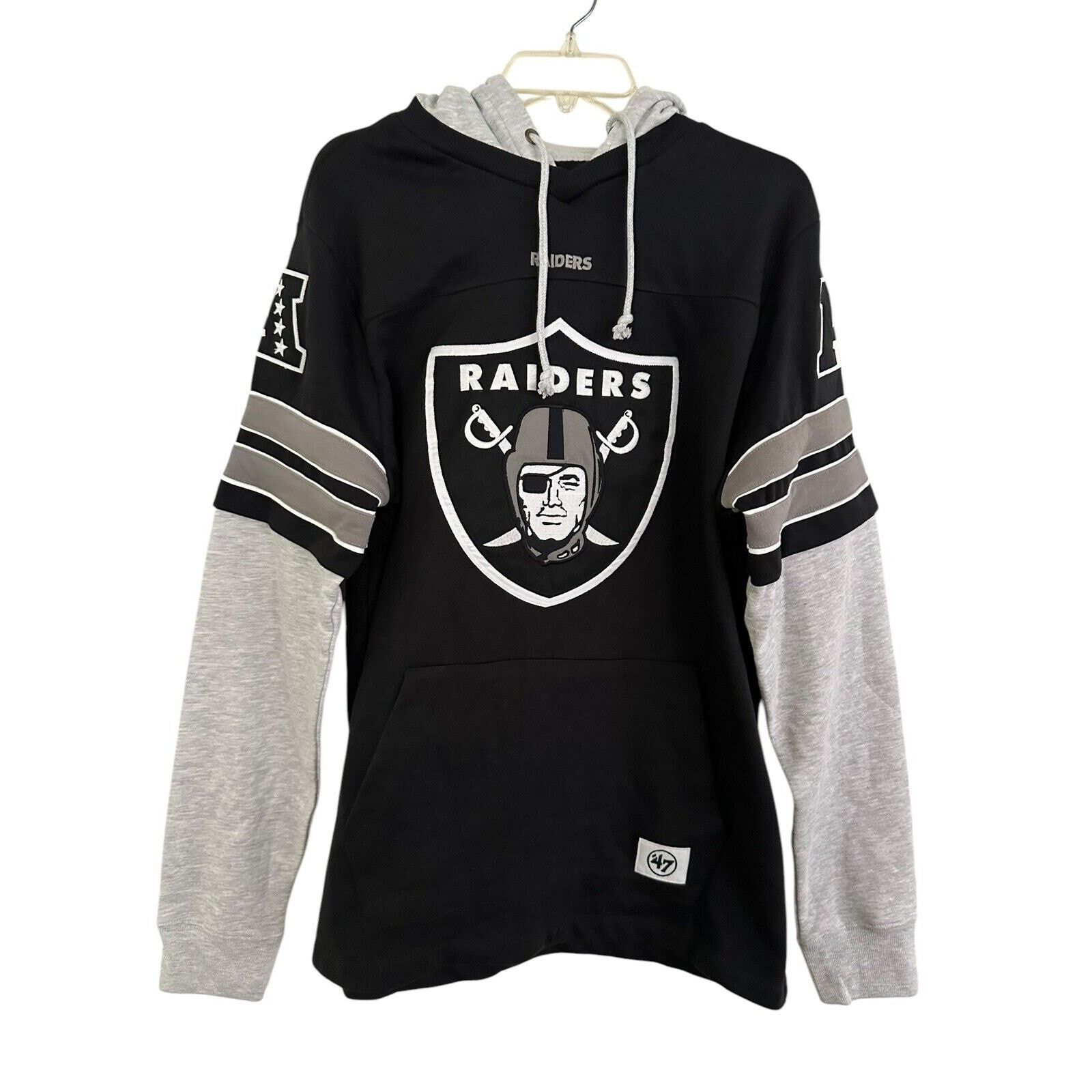 47 Las Vegas Raiders '47 Brand Black Hoodie Size Medium Size US M / EU 48-50 / 2 - 3 Thumbnail
