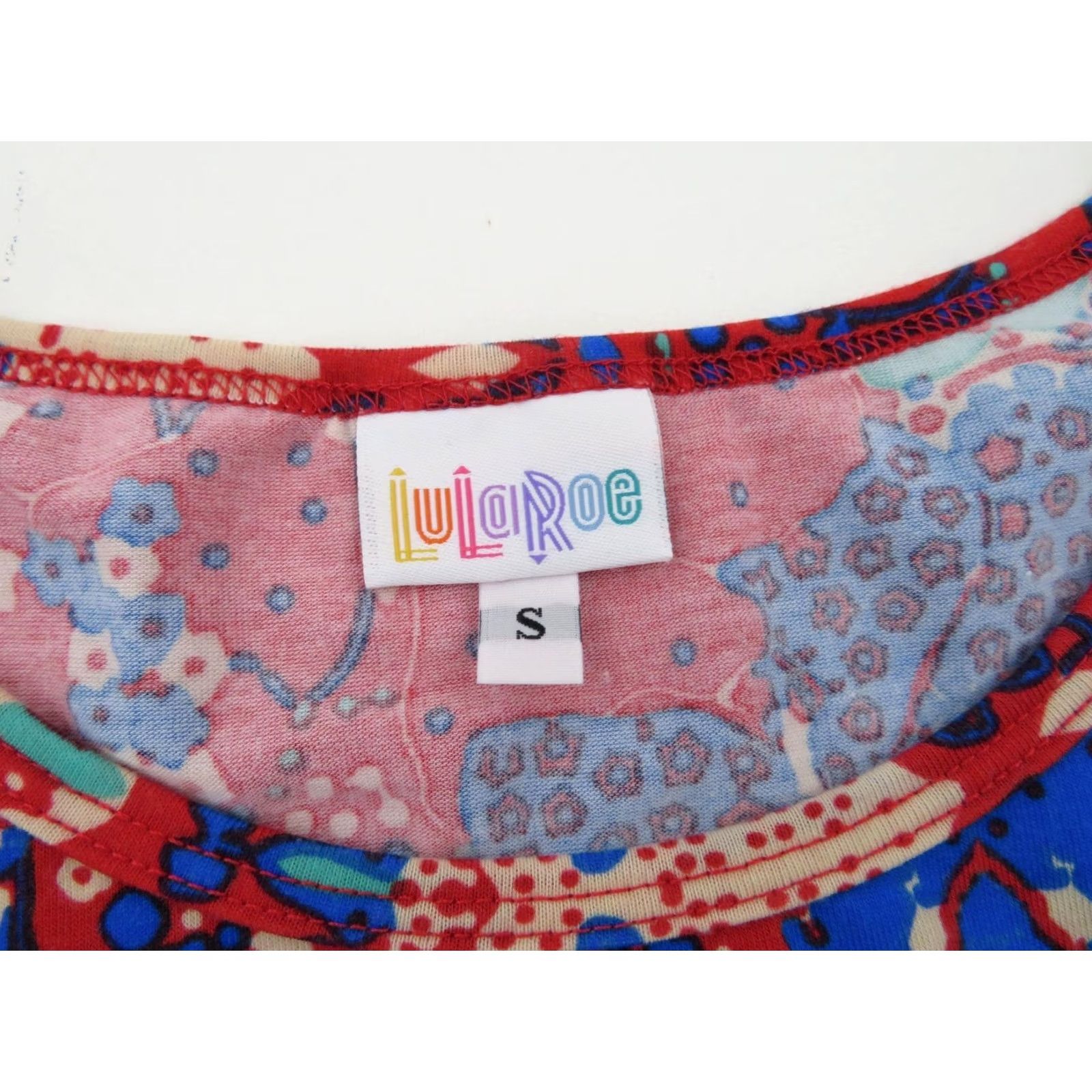 Vintage LULaRoe Floral Irma T Shirt Tunic Small Womens Top Tee High Low Flower Size S / US 4 / IT 40 - 5 Thumbnail