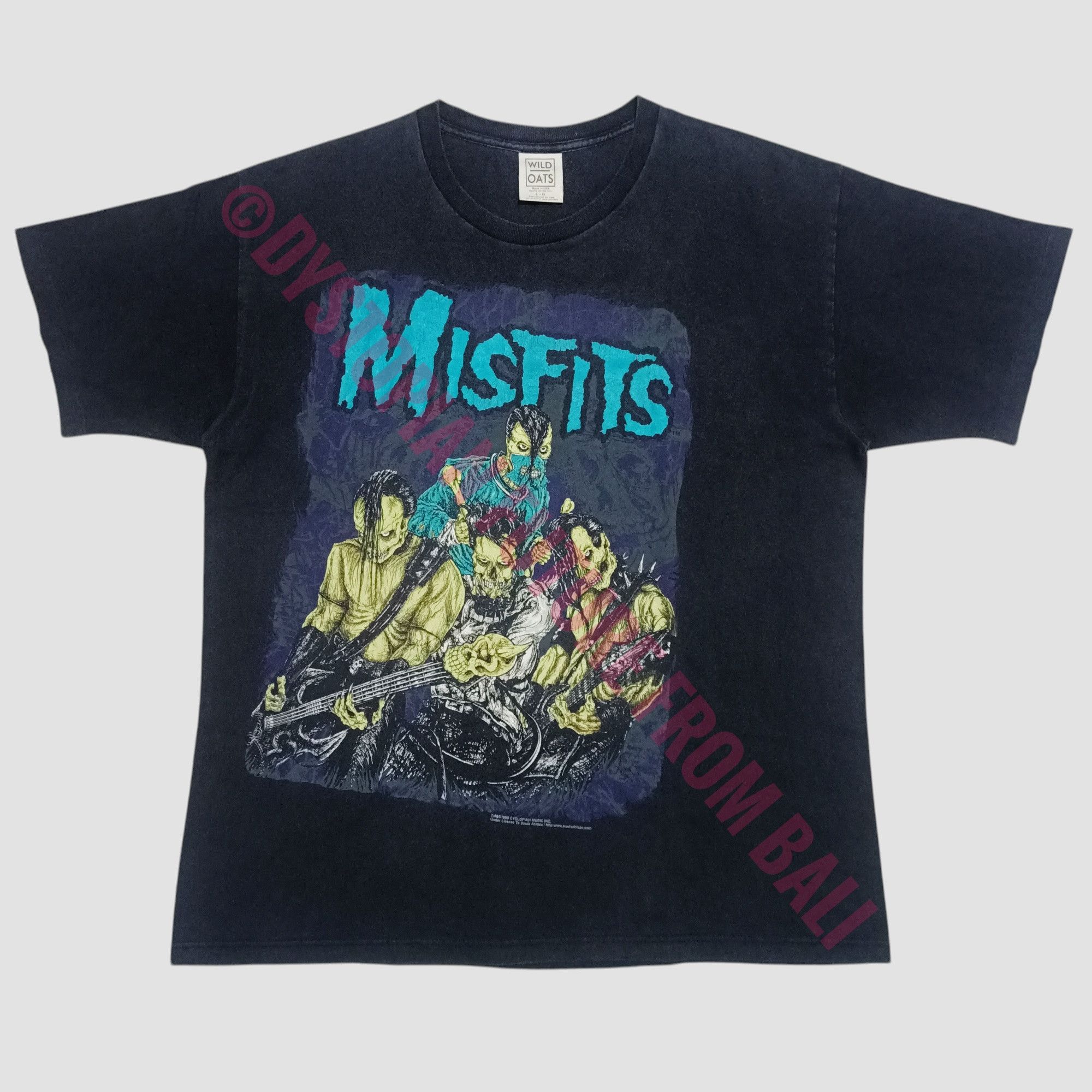 Misfits Vintage ©1999 Misfits 2000 Band T-shirt Size US XL / EU 56 / 4 - 1 Thumbnail