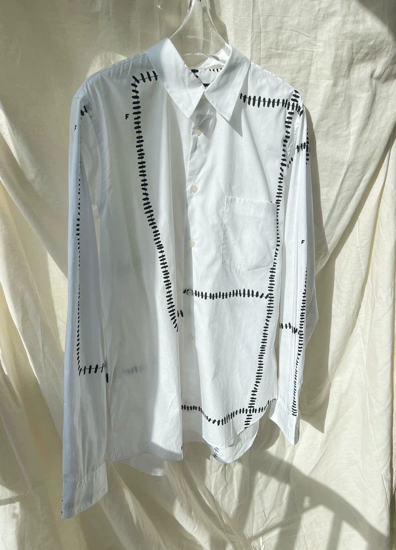 Comme des Garcons Comme Des Garcons Sewing Thread Open Thread Trim Pointed N Size L / US 10 / IT 46 - 3 Thumbnail