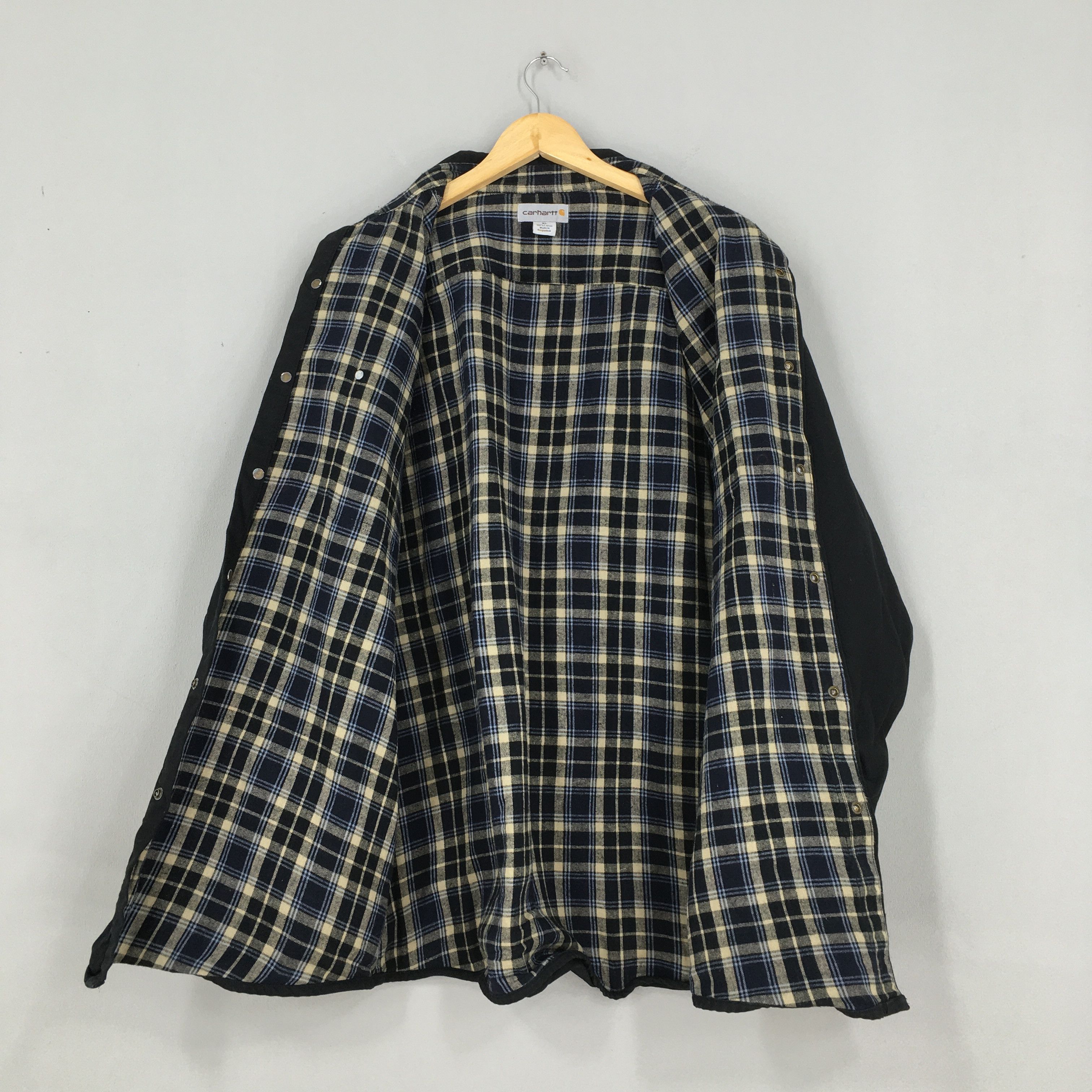 Carhartt Vintage Carhartt Workwear Chore Jacket Black XLarge Size US XL / EU 56 / 4 - 6 Thumbnail