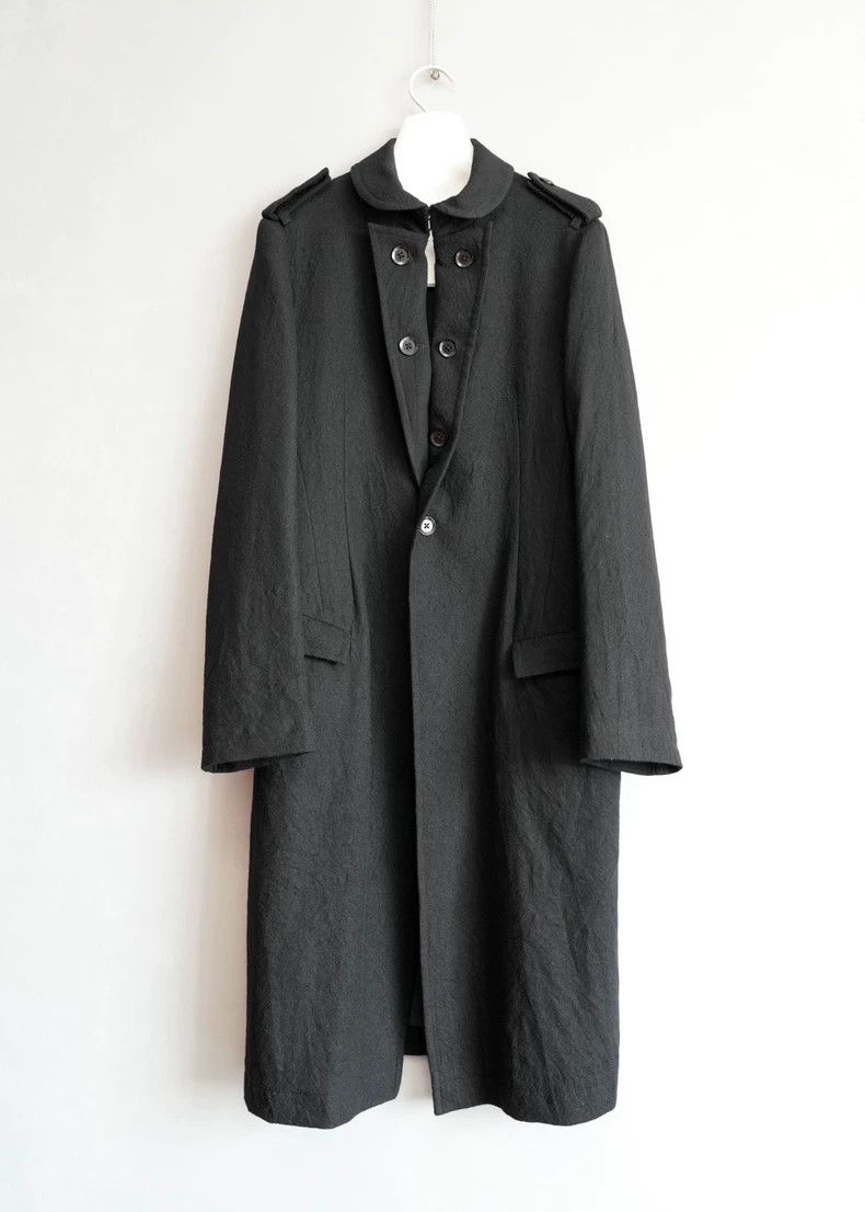 Yohji Yamamoto Yohji Yamamoto10 AW double-breasted felted coat 2503-Nextar Size US M / EU 48-50 / 2 - 3 Thumbnail